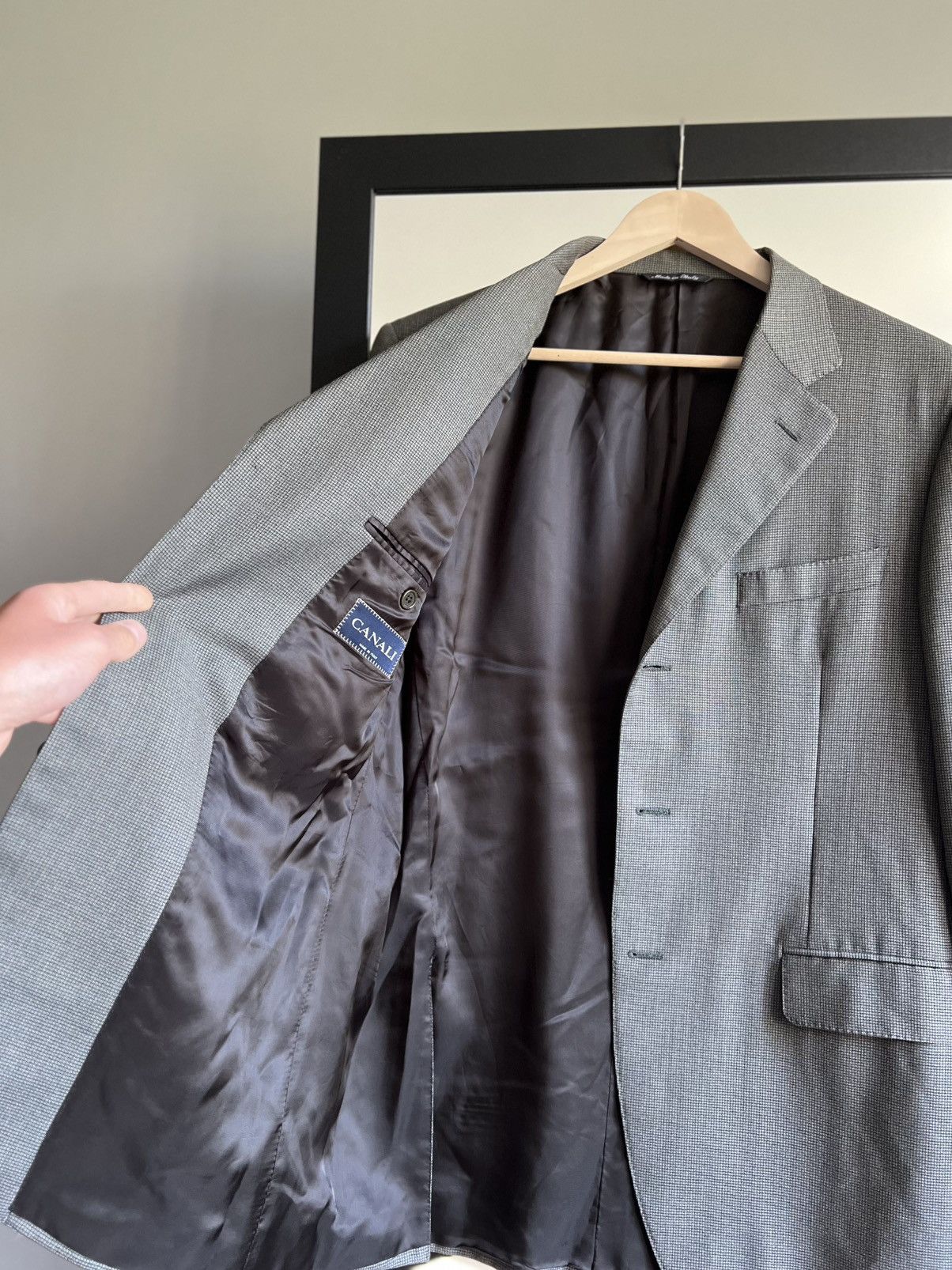 Canali Canali Vintage Pure Wool 100% Blazer Size 52R - 7 Thumbnail