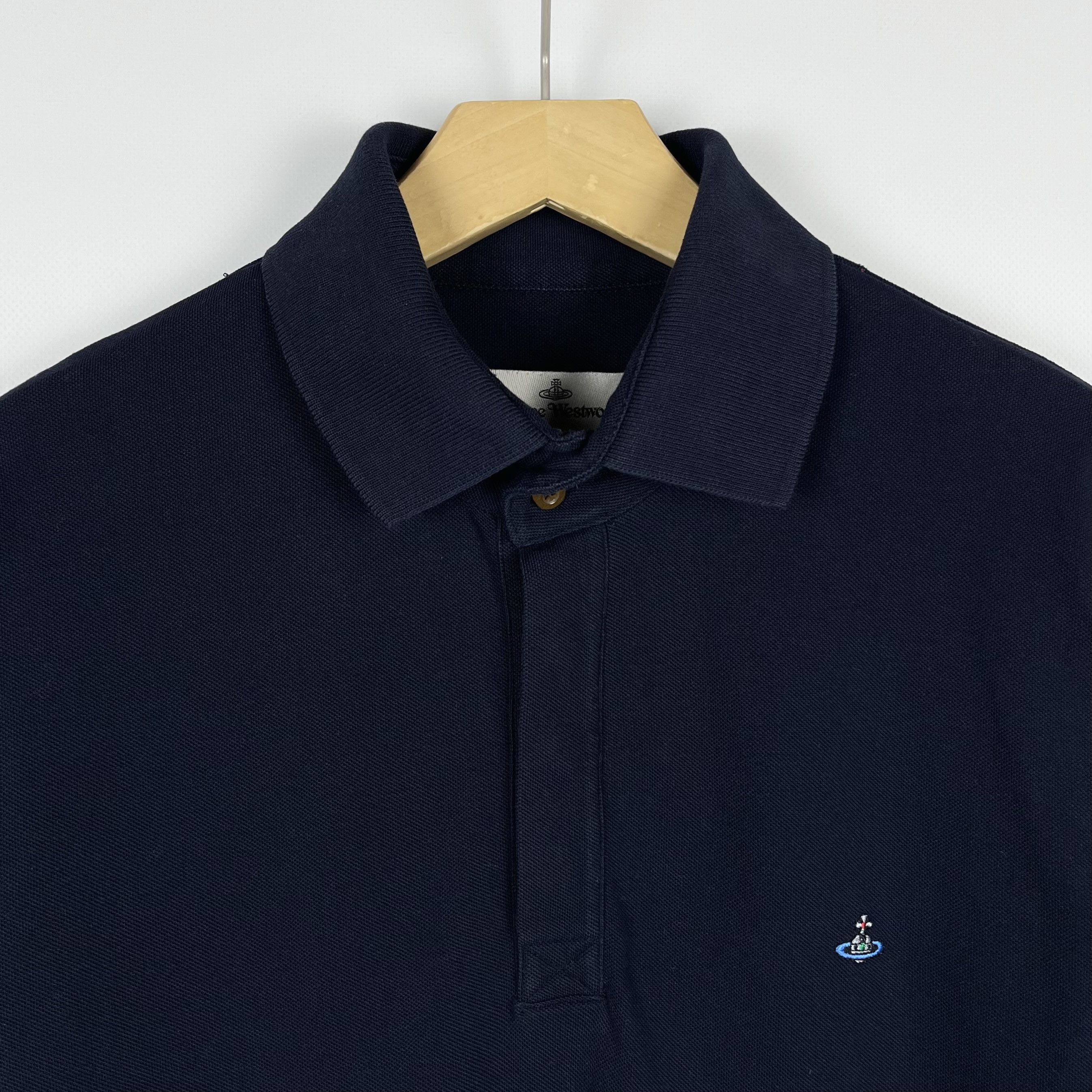 Vivienne Westwood Vivienne Westwood Orb Logo Polo Shirt Size US L / EU 52-54 / 3 - 6 Thumbnail