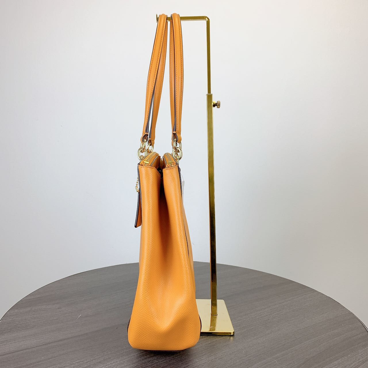 Coach COACH F36606 CHRISTIE CARRYALL IN LEATHER Orange Peel Size ONE SIZE - 5 Thumbnail