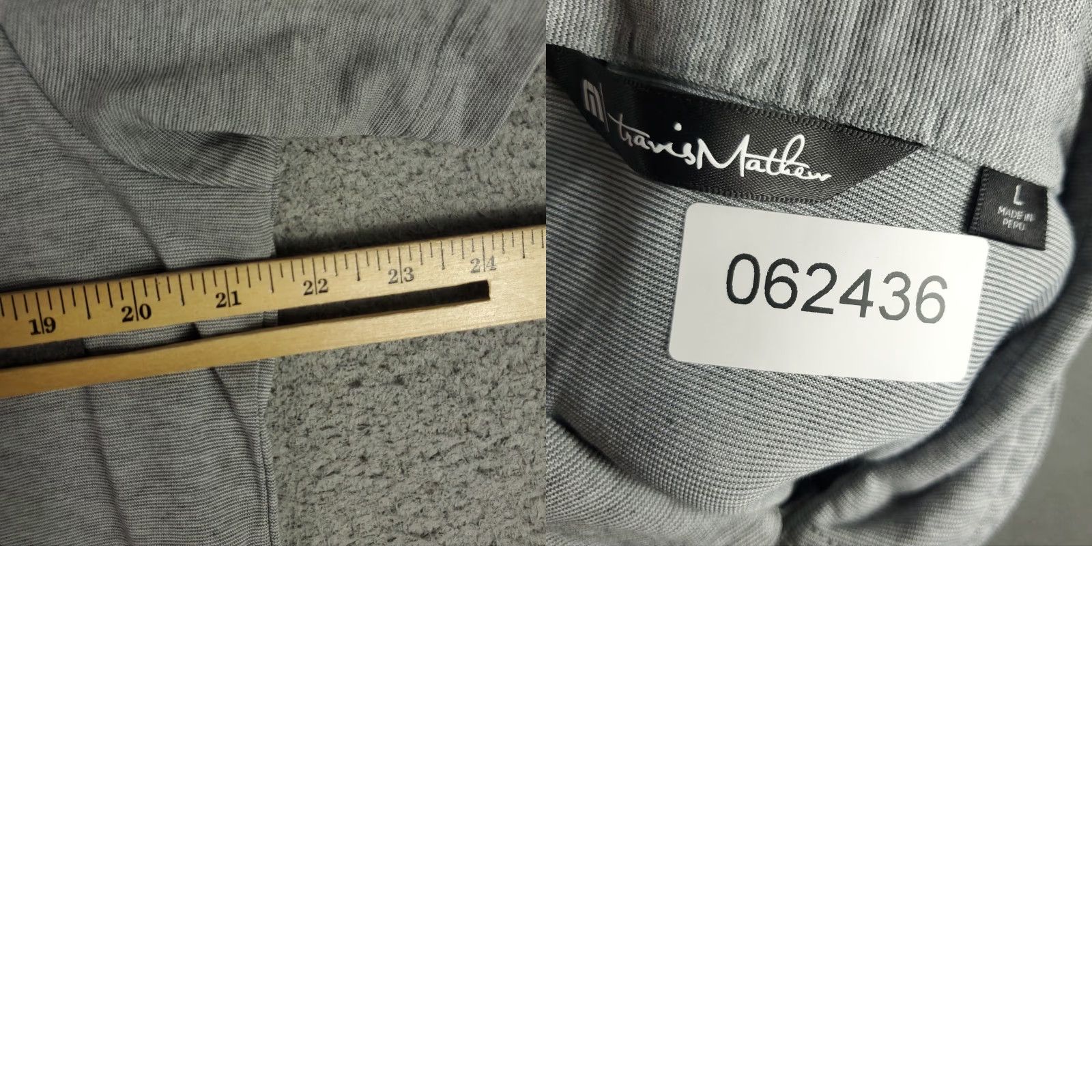 TravisMathew Travis Mathew Polo Shirt Mens L Gray Golf Casual Short Sleeve Polo Shirt Men Gray Size US L / EU 52-54 / 3 - 8 Thumbnail