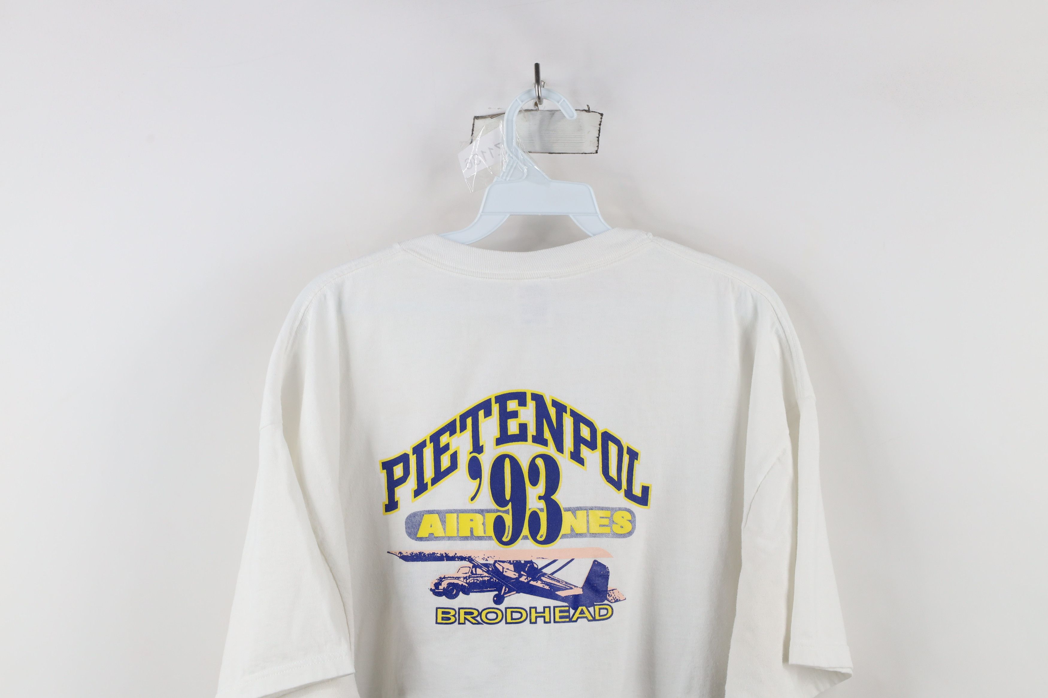Vintage Vintage 90s Pietenpol Airplanes Short Sleeve T-Shirt USA Size US XXL / EU 58 / 5 - 12 Thumbnail