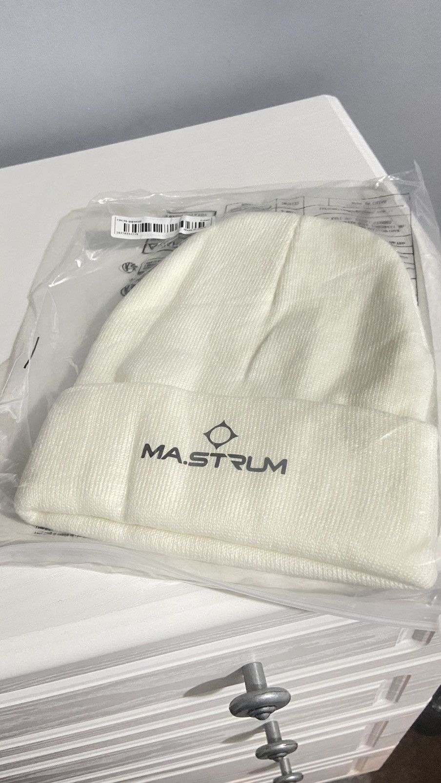MA.STRUM Ma.strum cream/ beige beanie brand new packaged Size ONE SIZE - 5 Thumbnail