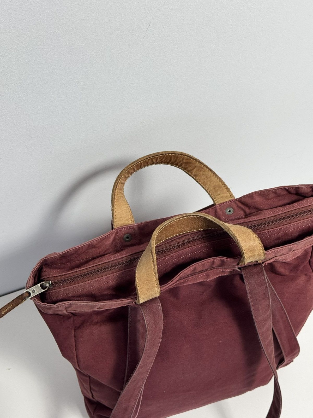 Fjallraven Fjallraven G-1000 Maroon Red Bag Totepack Shoulder Backpack Size ONE SIZE - 11 Thumbnail