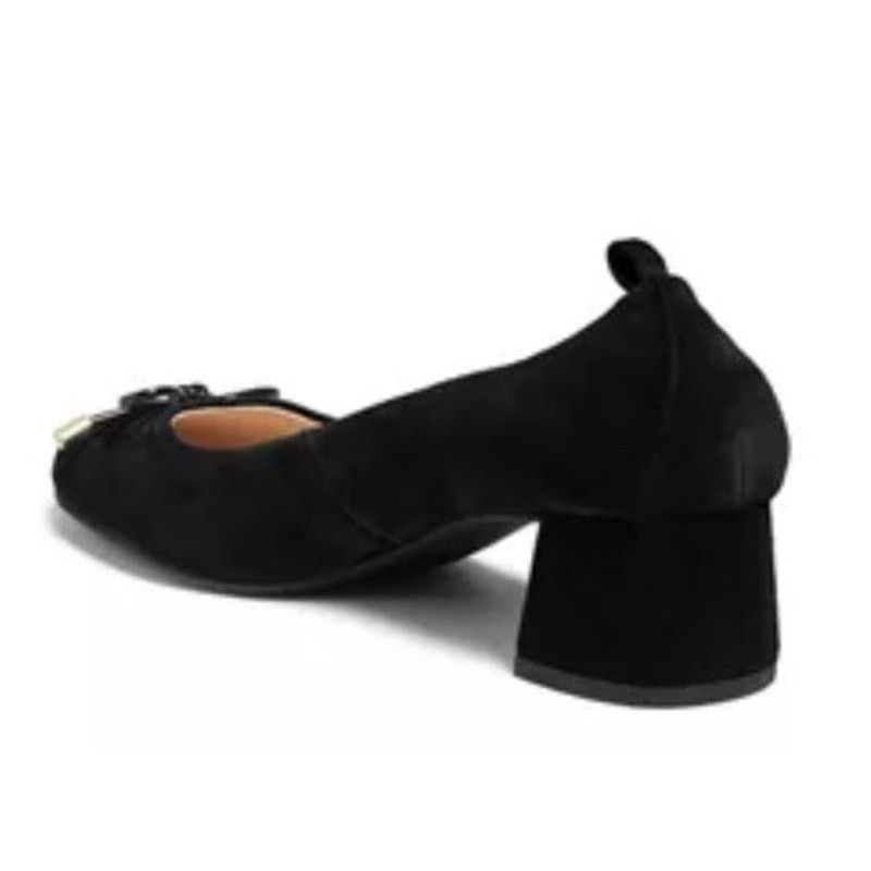 Jack Rogers JACK ROGERS Womens NEW Miranda Black Suede / Size 11 Size US 11 / IT 41 - 3 Thumbnail