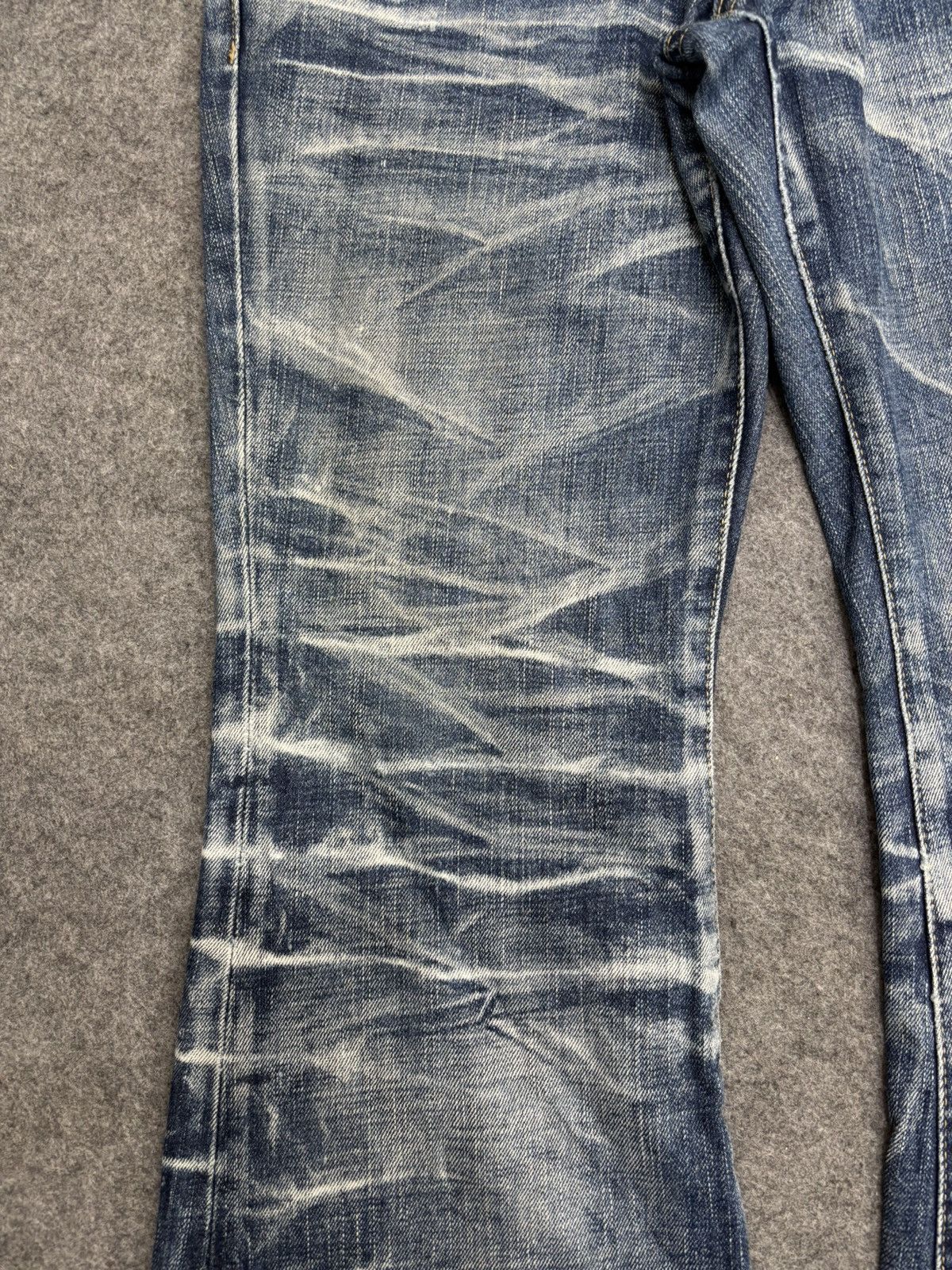 Tornado Mart 💥Bell Bottom💥Tornado Mart Crazy Claw Mark Denim F621 Size 33" - 7 Thumbnail