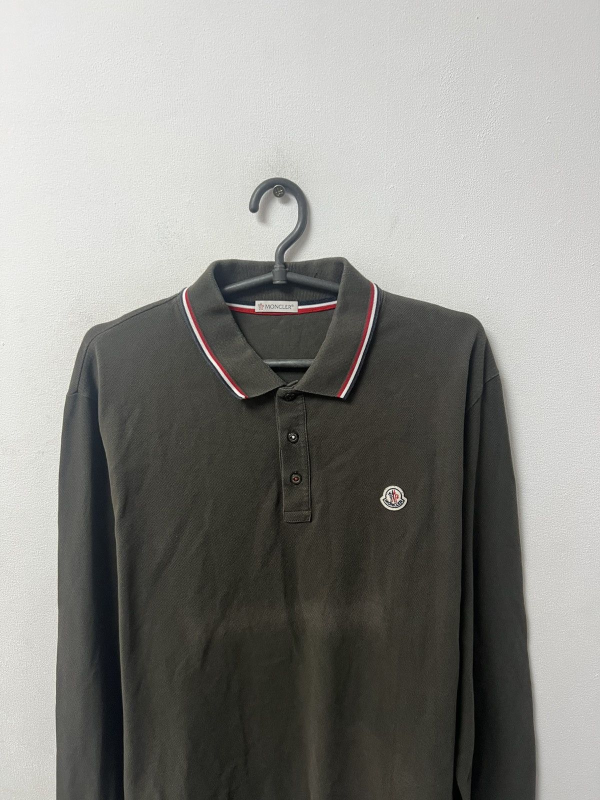 Moncler Moncler Longsleeve Shirt Green Luxury Size XXL XL Size US XXL / EU 58 / 5 - 2 Thumbnail