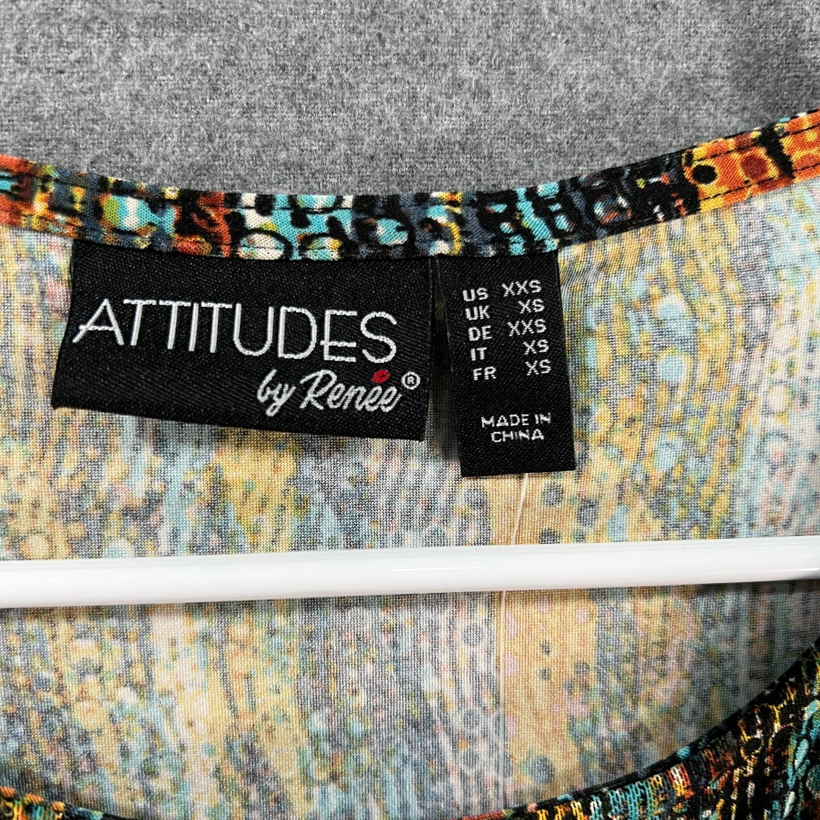 Other Attitudes by Renee Global Illusions Como Jersey Tee Size XXS / US 00 / IT 34 - 3 Thumbnail