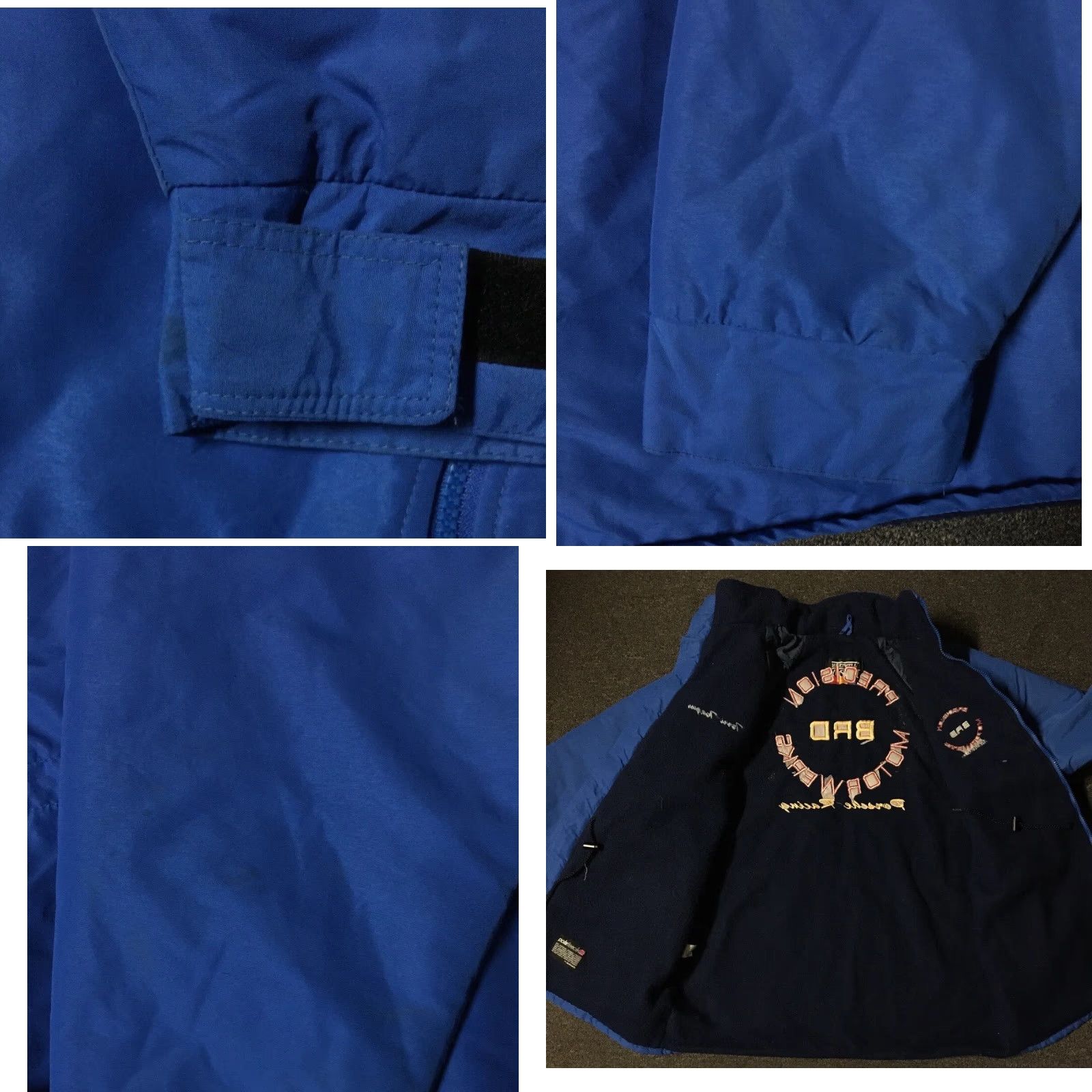 NASCAR VINTAGE Porsche Racing Jacket M USA BRD 80s 70s 90s Grunge NASCAR F1 Anaheim Precision Motorwerks / BRD Driver Hoodie Parka Blue Mens Size US M / EU 48-50 / 2 - 8 Thumbnail