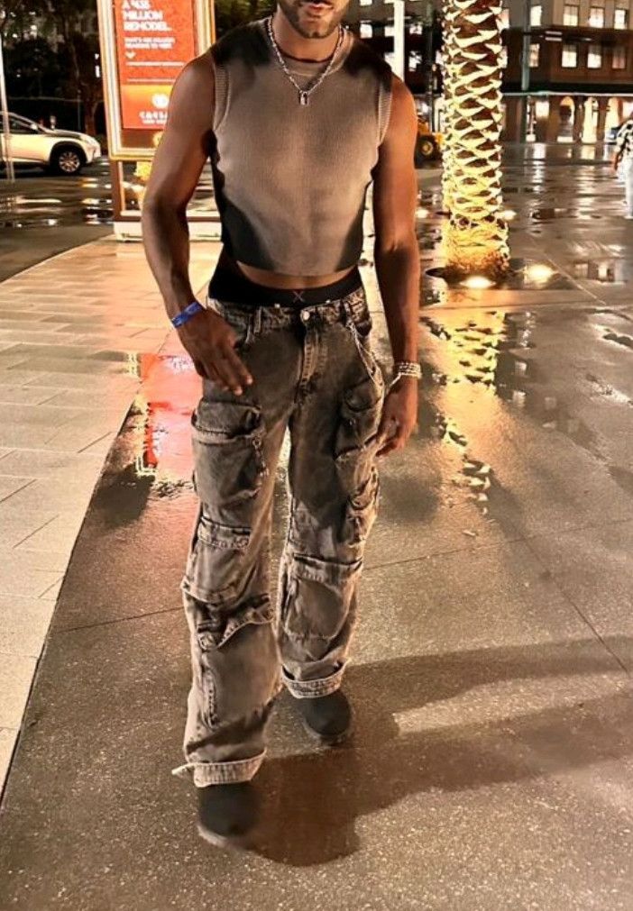 Other Solid Color Gradient Streetwear Knitted Sleeveless Vest Size US M / EU 48-50 / 2 - 3 Thumbnail