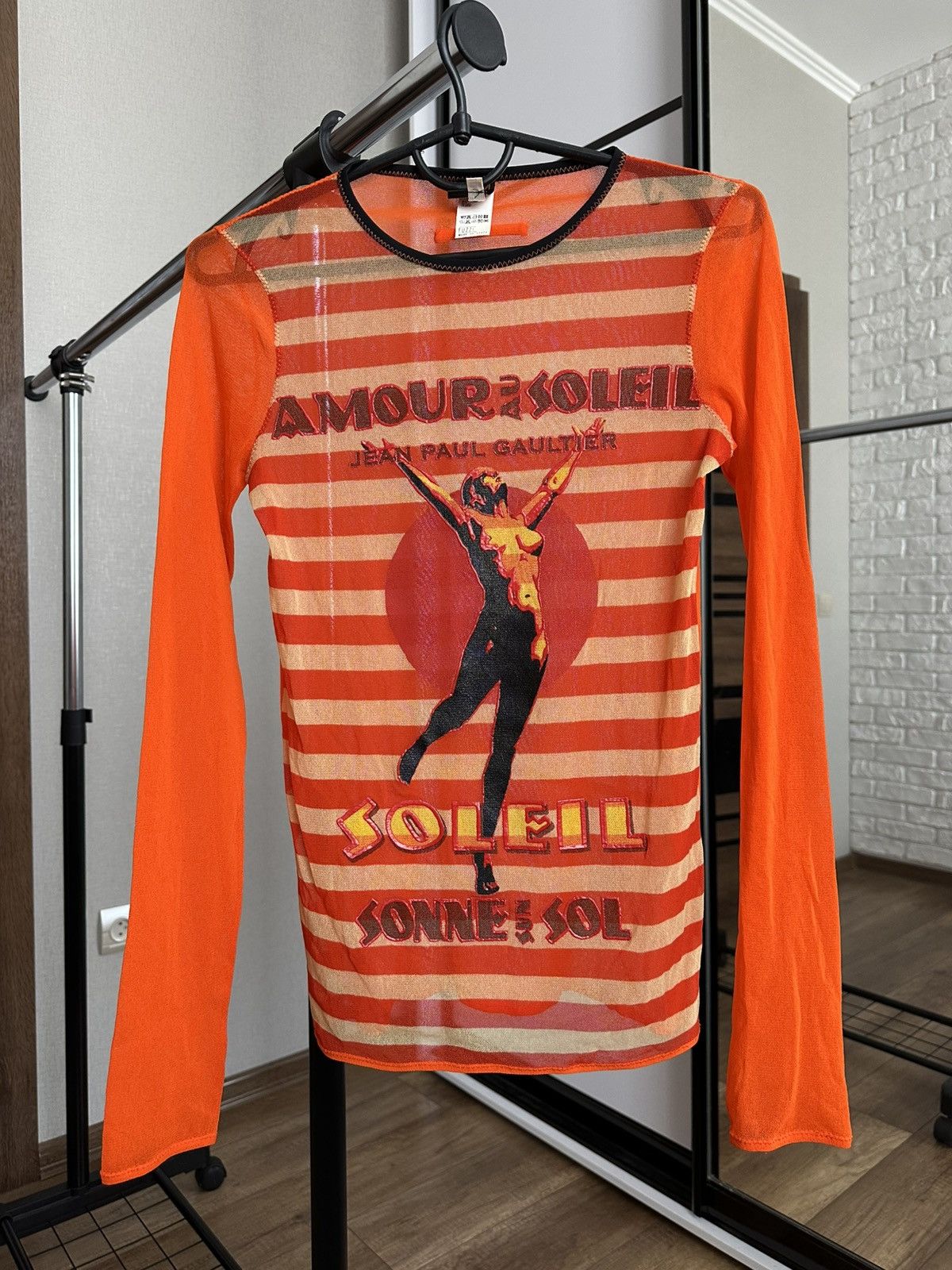 Jean Paul Gaultier Jean Paul Gaultier Amour Au Soleil JPG Vintage Mesh Top L/S Size M / US 6-8 / IT 42-44 - 3 Thumbnail