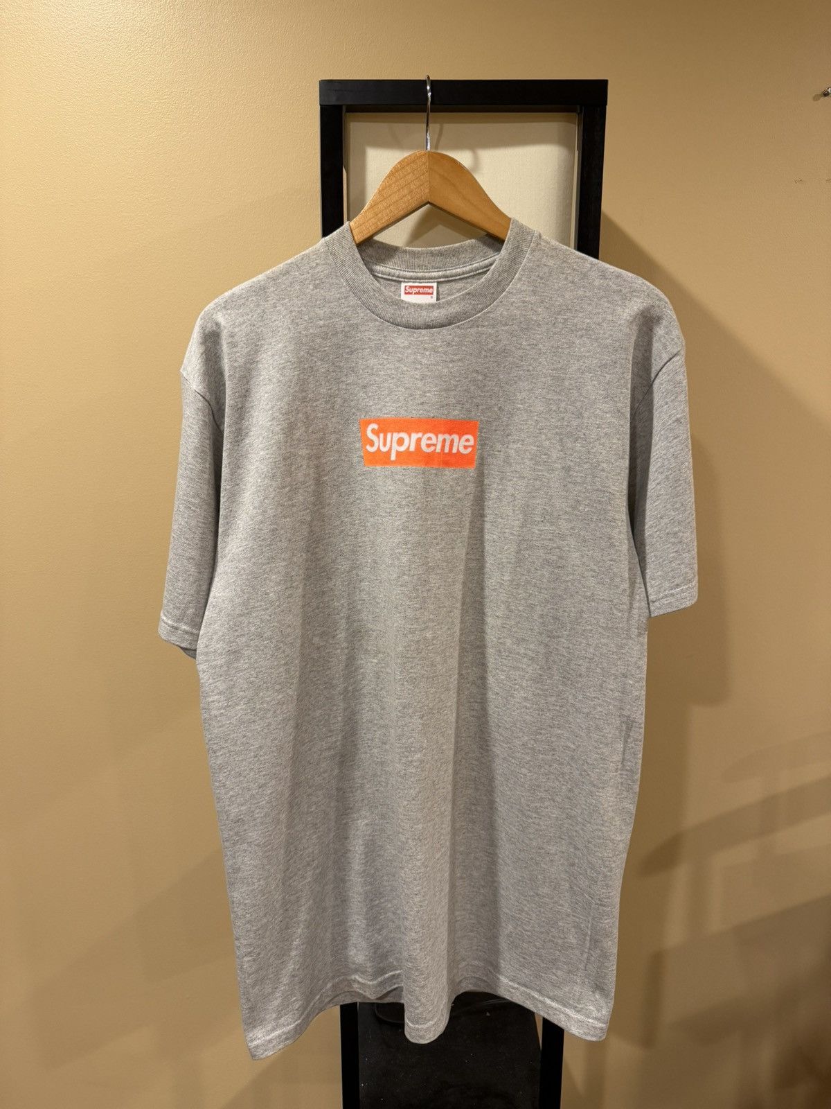 Supreme Supreme “Box Logo” Tee (FW23) (Ash Grey) | Grailed
