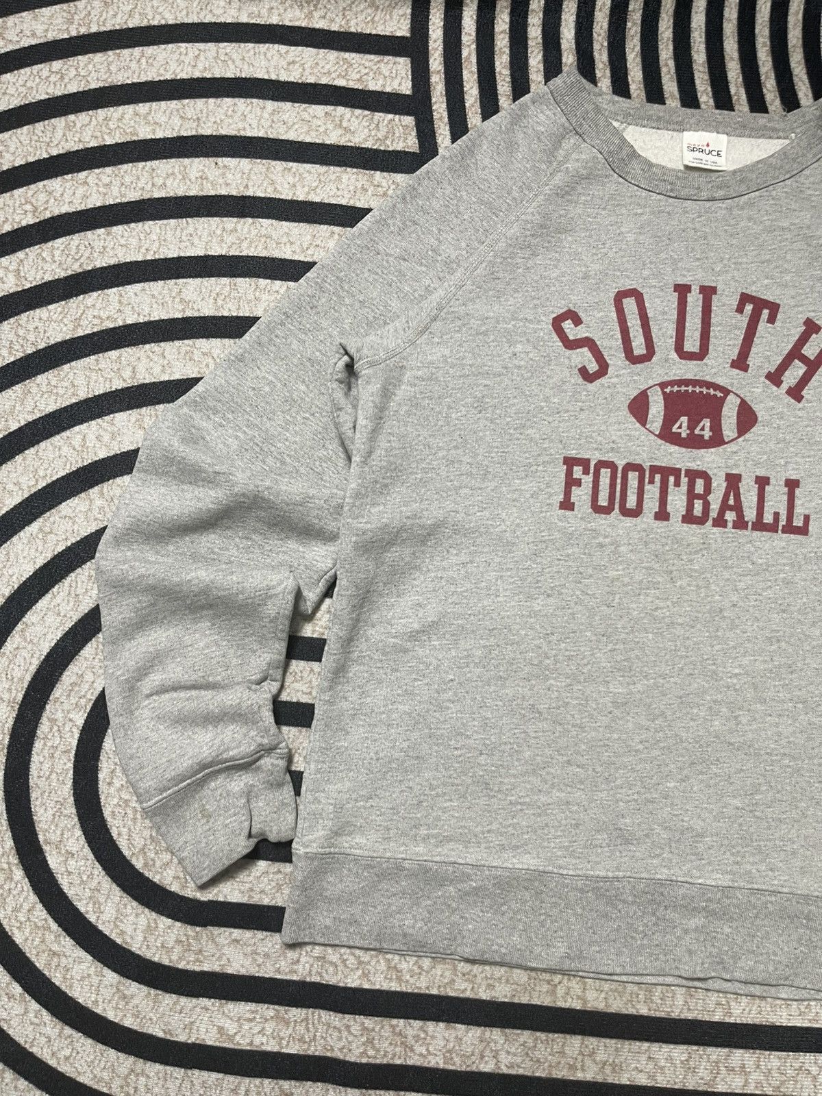 Vintage 70s MAYO SPRUCE “SOUTH FOOTBALL” CREWNECK RARE Size US L / EU 52-54 / 3 - 3 Thumbnail
