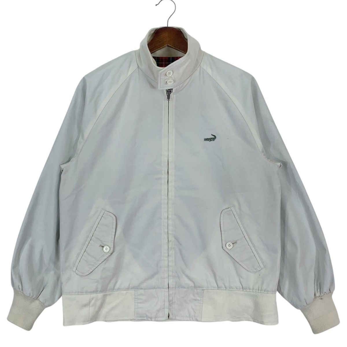 Vintage Vintage Crocodile White Full Zipper Jacket Size US M / EU 48-50 / 2 - 1 Thumbnail