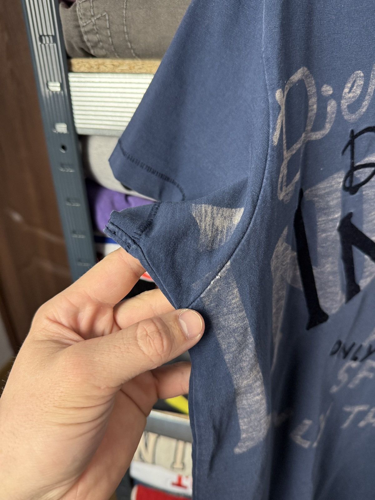 Diesel Vintage Diesel Big Over Logo Crazy Y2K Hype Tee Size US XXL / EU 58 / 5 - 8 Thumbnail