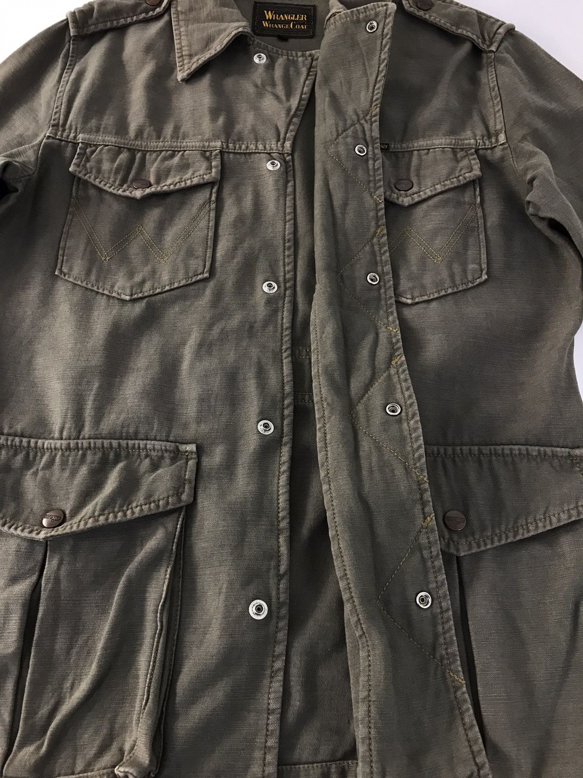 Vintage × Wrangler Vintage Wrangler WrangeCoat Snap Button Up Pocket Size US L / EU 52-54 / 3 - 9 Thumbnail