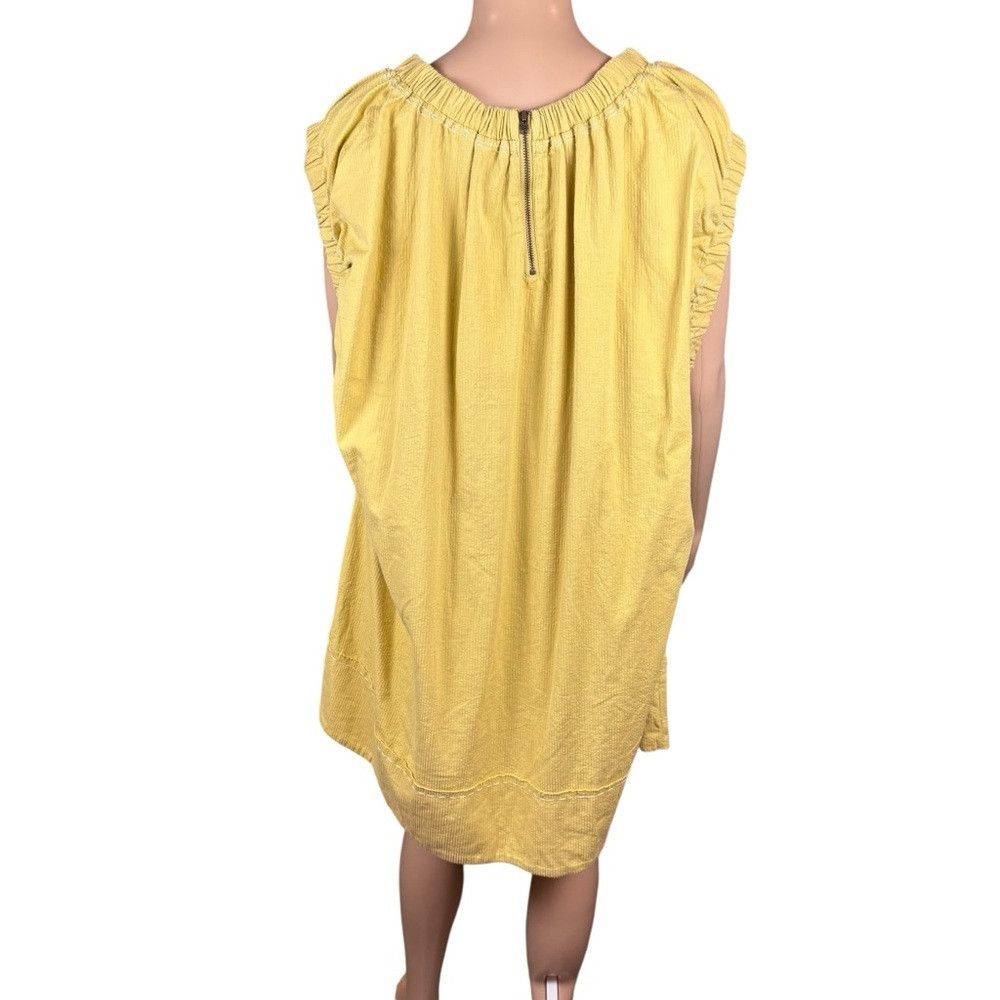 Free People NWT New $148 Free People Siegel Mini Pampas Yellow Dress Si Size S / US 4 / IT 40 - 6 Thumbnail