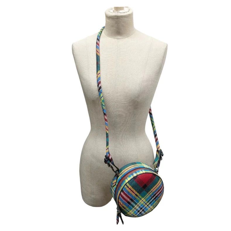 Vivienne Westwood Vivienne Westwood size os Multicolored checkered round bag Size ONE SIZE - 2 Thumbnail