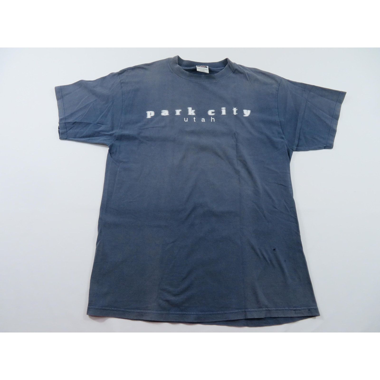 Tultex Park City Utah Focus on The Mountain Gray Sz XL 1990s Size US XL / EU 56 / 4 - 3 Thumbnail
