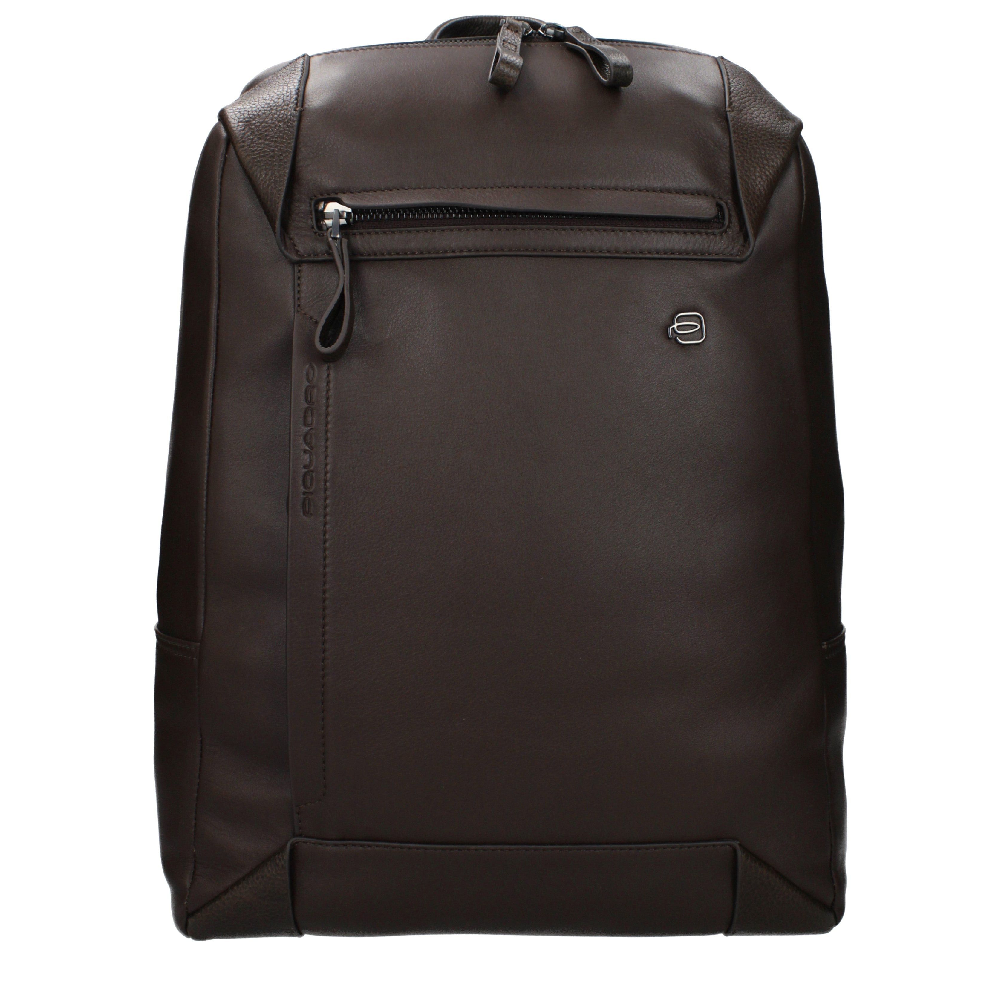 Piquadro Piquadro Backpacks and Bumbags Men Leather Brown/Dark Brown Size ONE SIZE - 1 Thumbnail