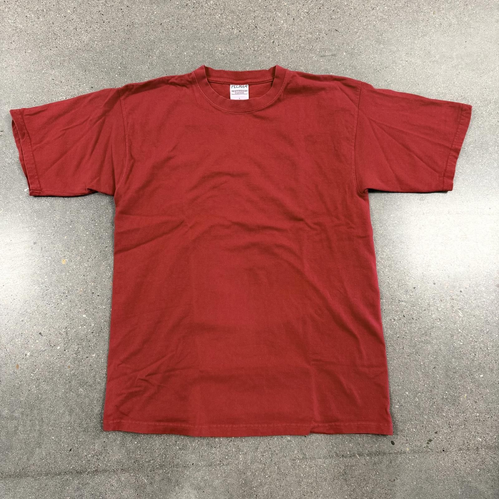 Puma Vtg 90s PLUMA Heavyweight Short Sleeve Blank T-Shirt - L Size US L / EU 52-54 / 3 - 1 Thumbnail
