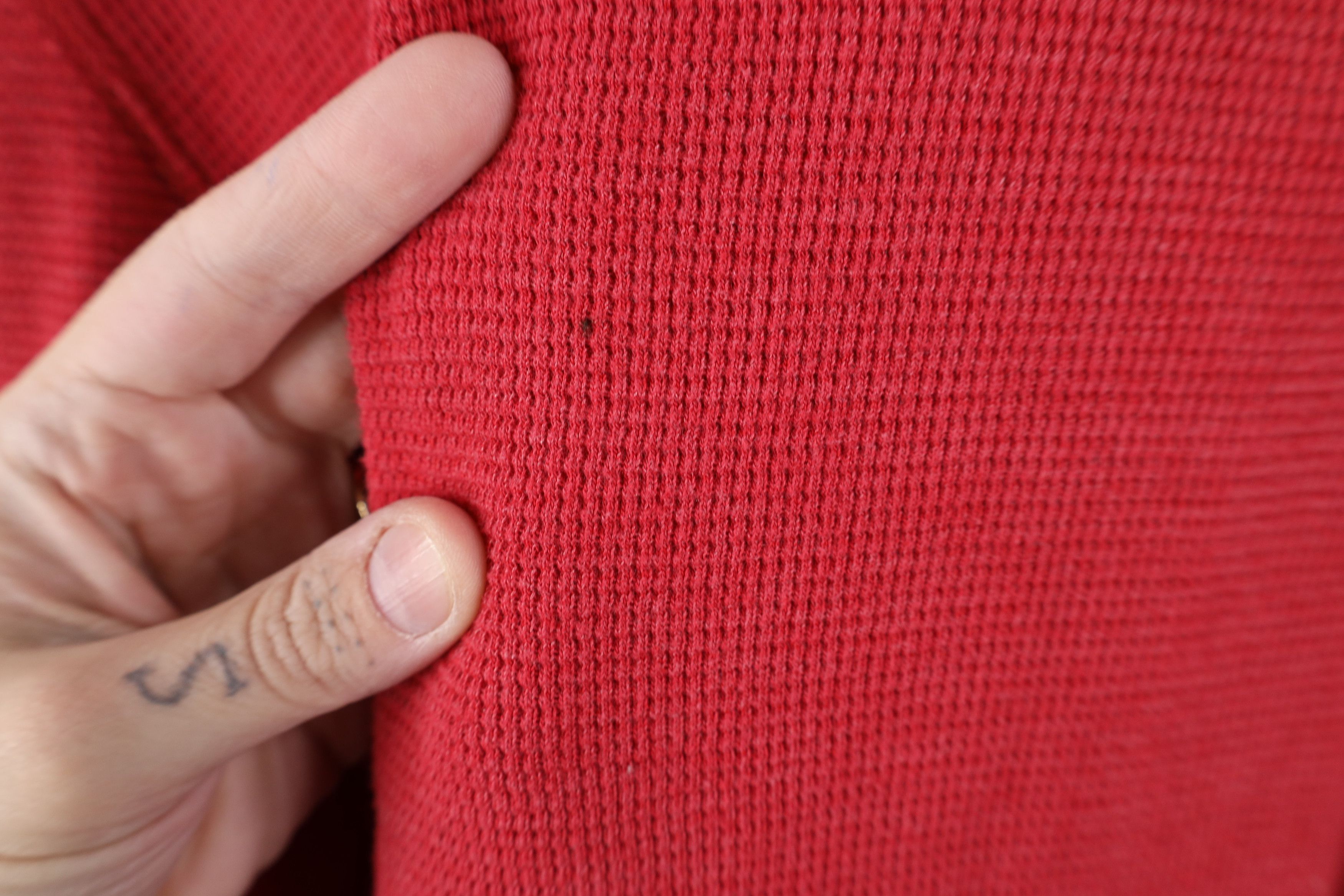 Eddie Bauer Vintage Y2K Eddie Bauer Waffle Knit Long Sleeve T-Shirt Size US L / EU 52-54 / 3 - 7 Thumbnail