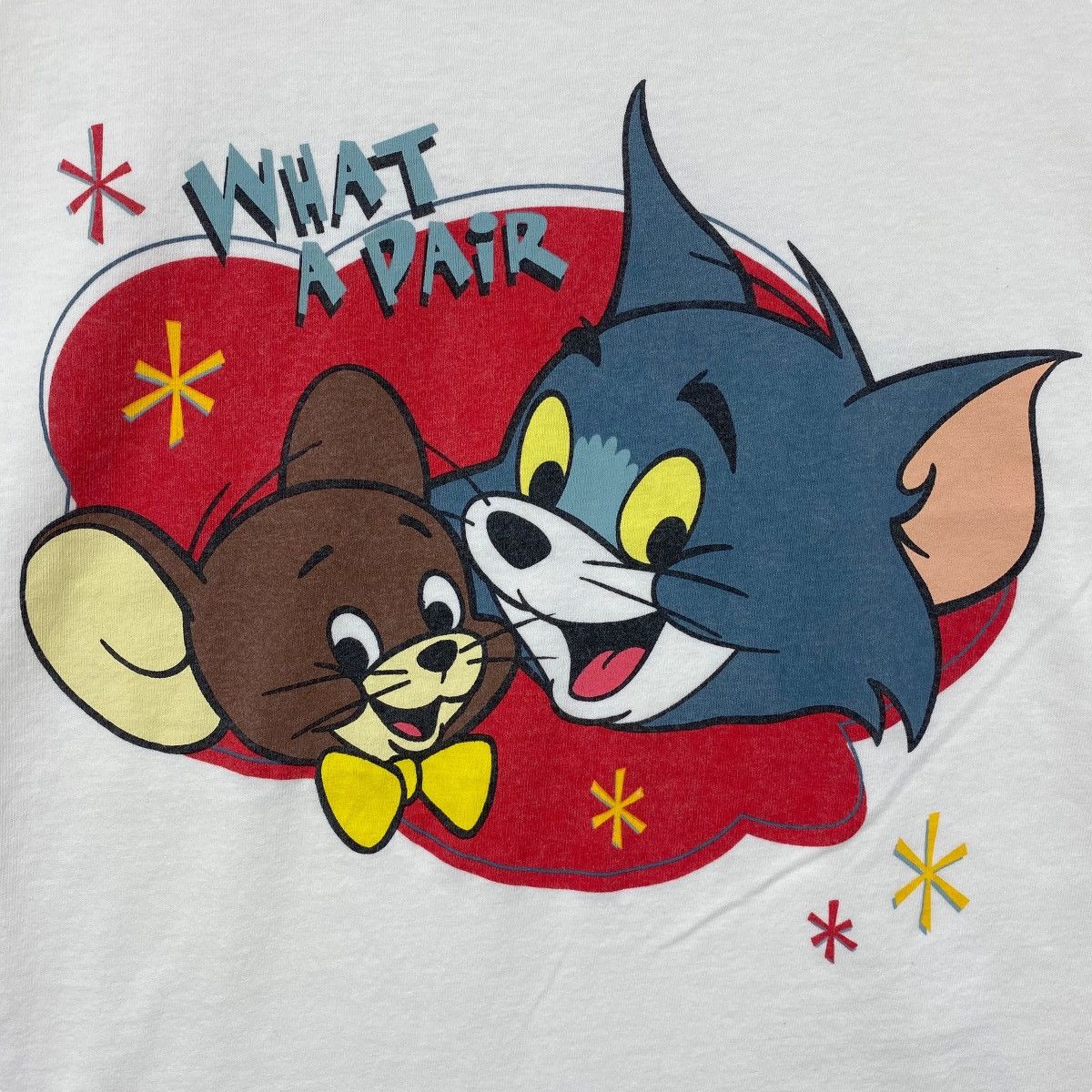 Cartoon Network × Vintage Vintage 90's TOM & JERRY What A Pair Cartoon Tee Shirt Size US L / EU 52-54 / 3 - 3 Thumbnail