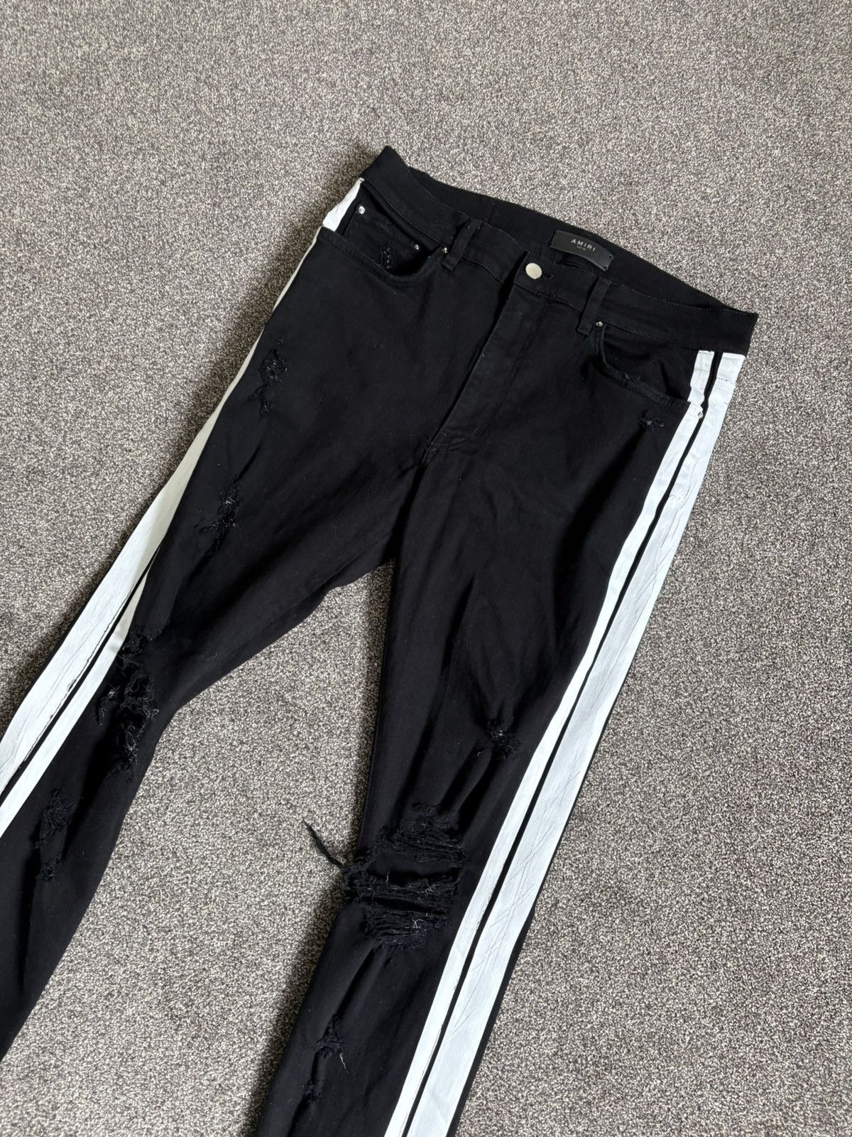 Amiri Amiri Distressed Jeans Size US 34 / EU 50 - 2 Thumbnail