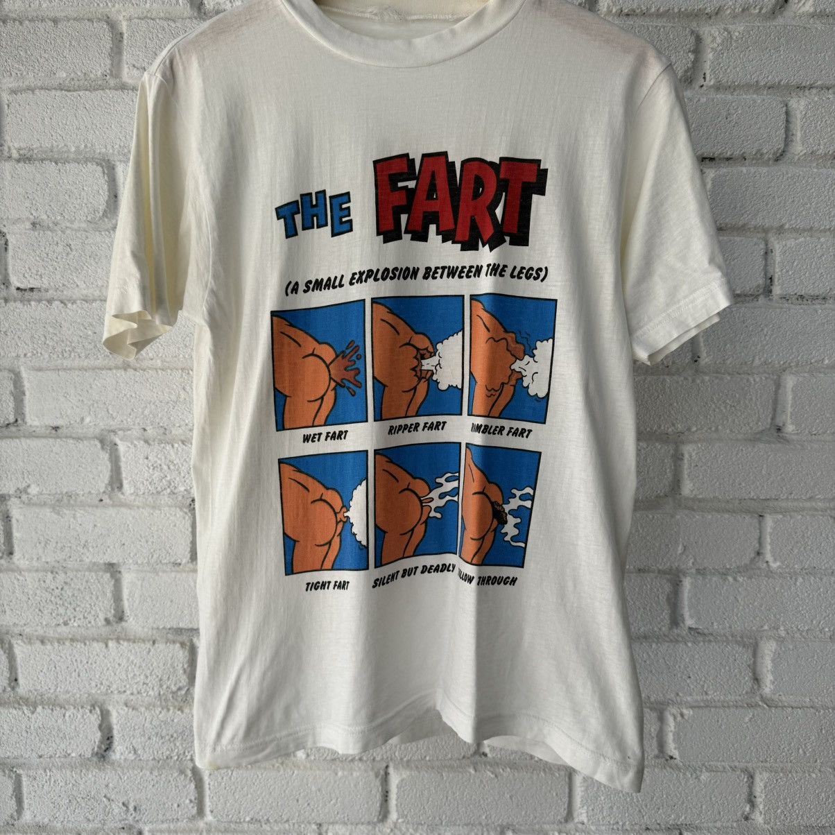 Vintage The Fart Tee Size US M / EU 48-50 / 2 - 2 Thumbnail