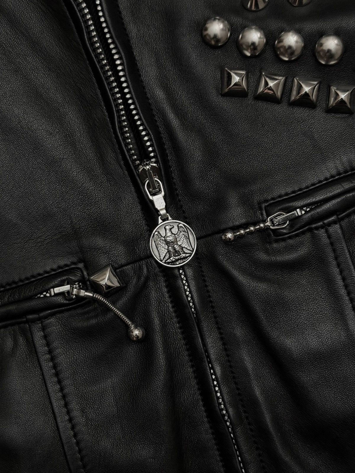 Balmain SS11 Balmain by Decarnin Studded Jacket (Sid Vicious) Size US M / EU 48-50 / 2 - 3 Thumbnail