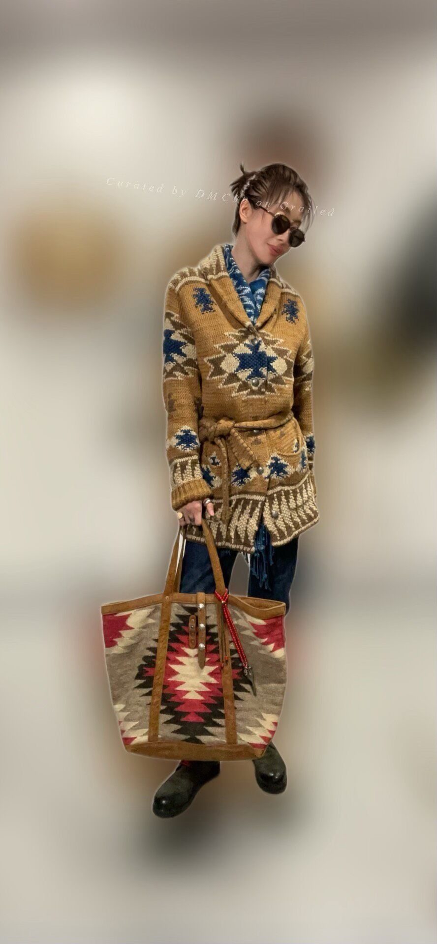RRL Ralph Lauren RRL Navajo-Inspired Shawl Collar Cardigan Size US M / EU 48-50 / 2 - 1 Thumbnail