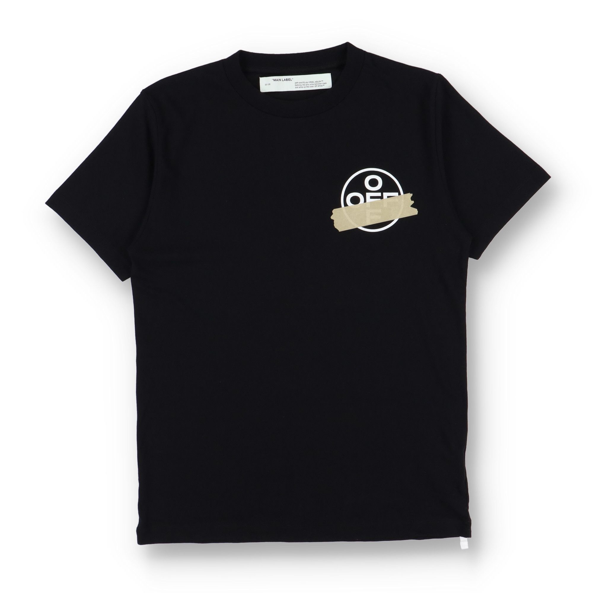 Off-White Black Tape Arrows Logo T-Shirt Size US M / EU 48-50 / 2 - 7 Thumbnail