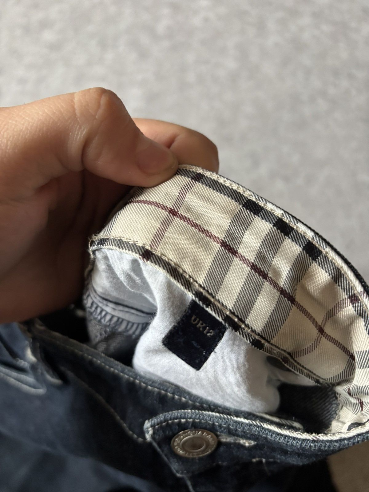 Burberry × Designer × Vintage BURBERRY NOVA CHECK JEANS Size 30" / US 8 / IT 44 - 5 Thumbnail