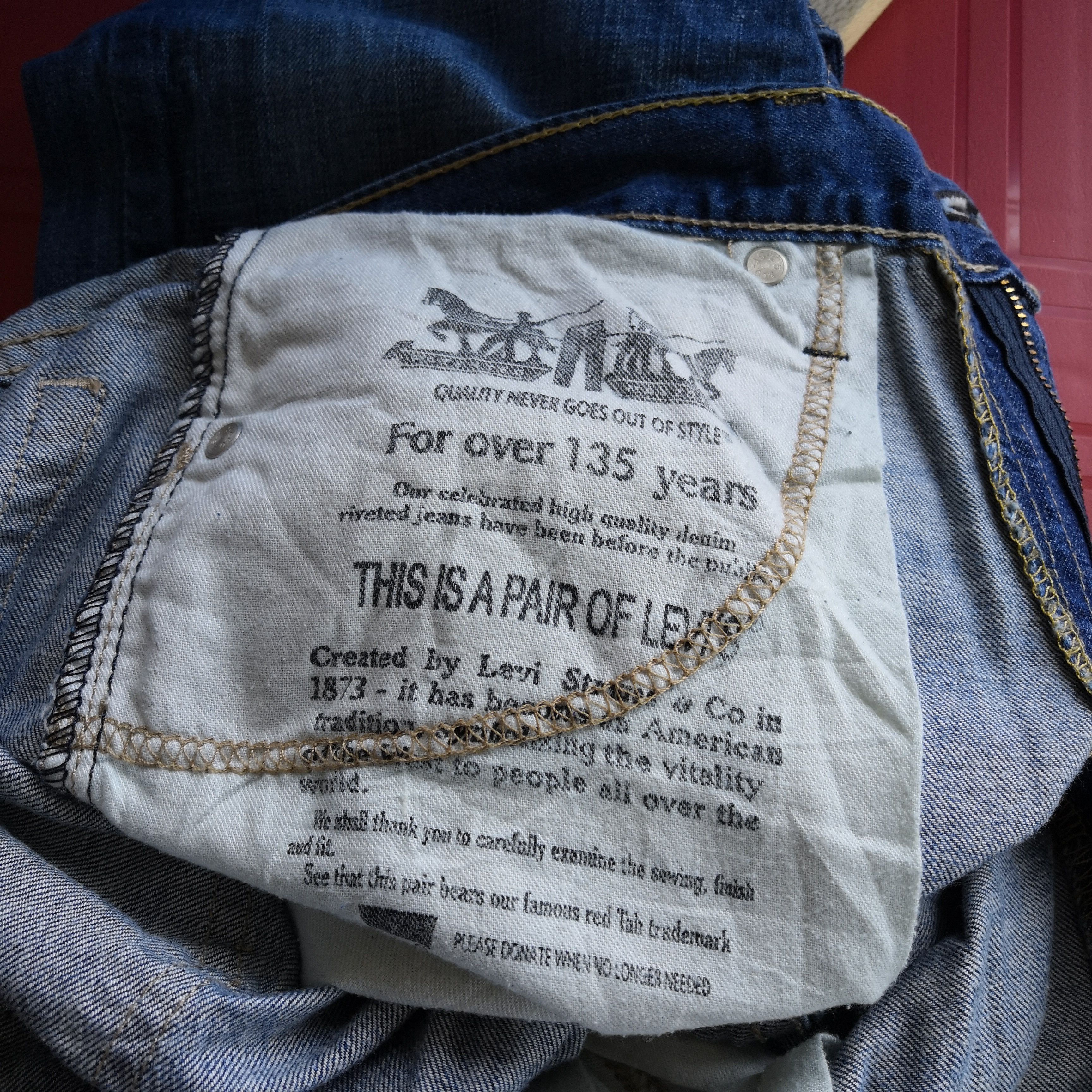Levi's Vintage Levis 514 Denim Blue Levi's Faded Jeans Pants Size 28" / US 6 / IT 42 - 7 Thumbnail