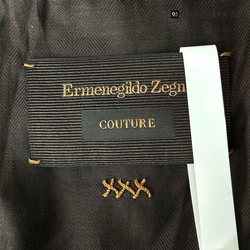 Ermenegildo Zegna Zegna Couture Wool Slim Fit Suit Jacket. Size US L / EU 52-54 / 3 - 4 Thumbnail