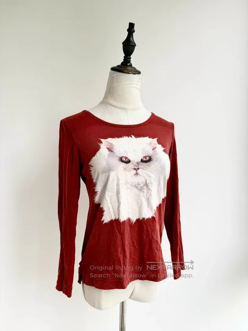 Vivienne Westwood Vivienne Westwood Vintage Red Cat Underwear T-Shirt Size M / US 6-8 / IT 42-44 - 1 Thumbnail