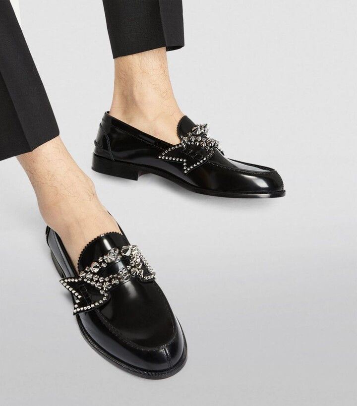 Christian Louboutin o1s1wg110924 No Penny Spikes Boots in Black Size US 8 / EU 41 - 3 Thumbnail
