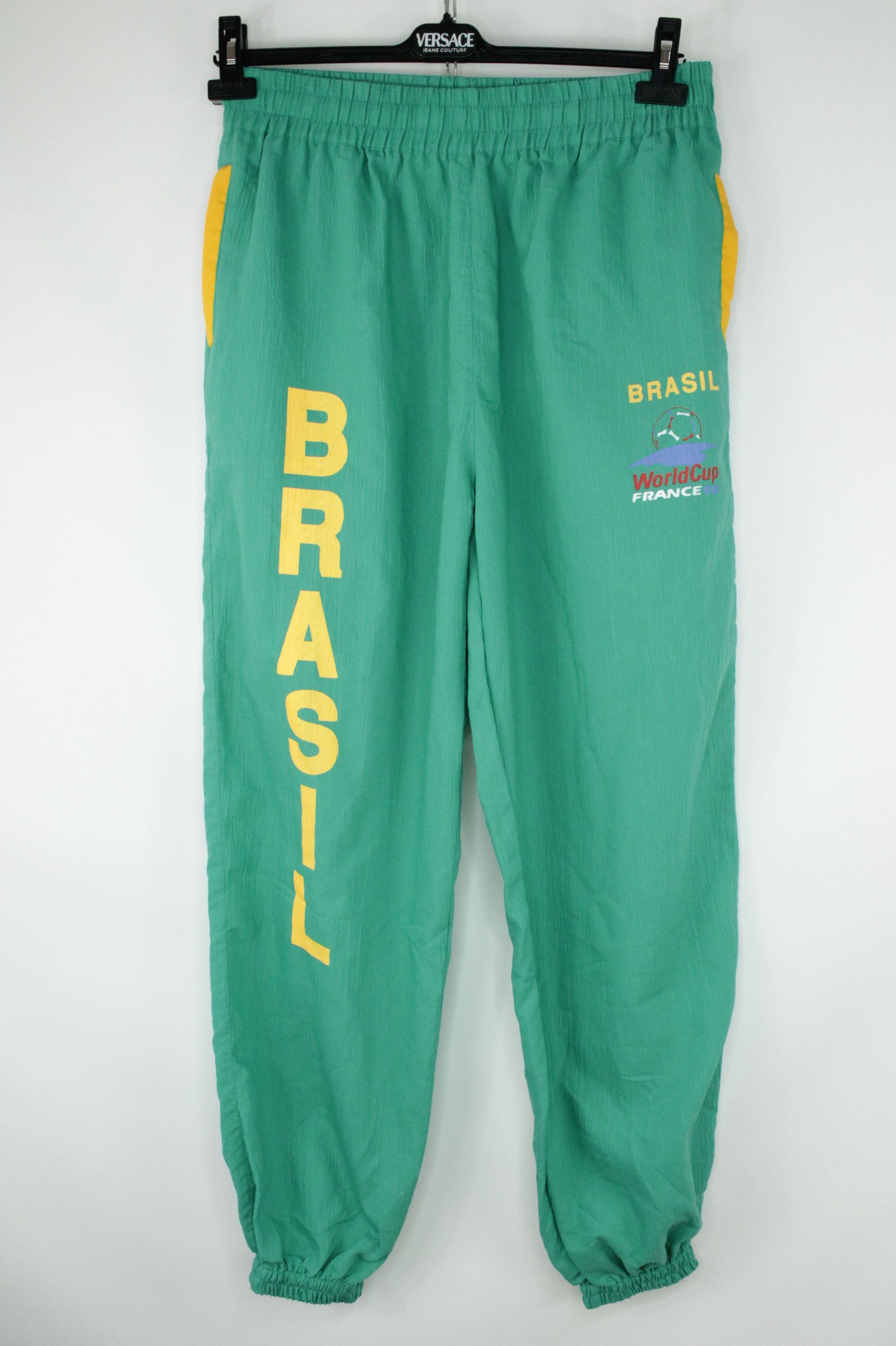 Vintage Vintage Brazil Football Team World Cup 1998 France Tracksuit Size US XL / EU 56 / 4 - 12 Thumbnail