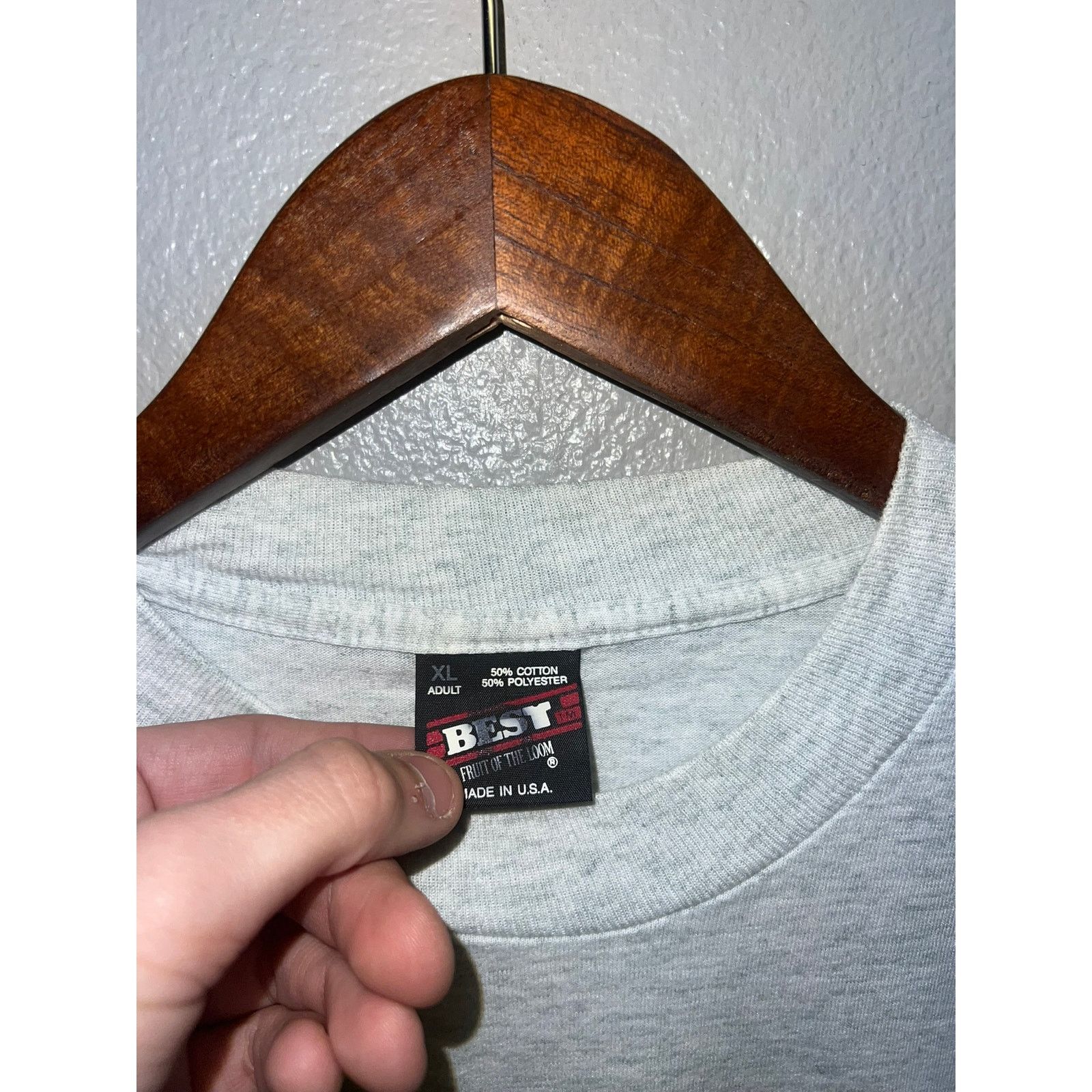 Fruit Of The Loom Vintage Baseball Shirt Trojan Baseball Fever Catch It Tee XL Size US XL / EU 56 / 4 - 4 Thumbnail