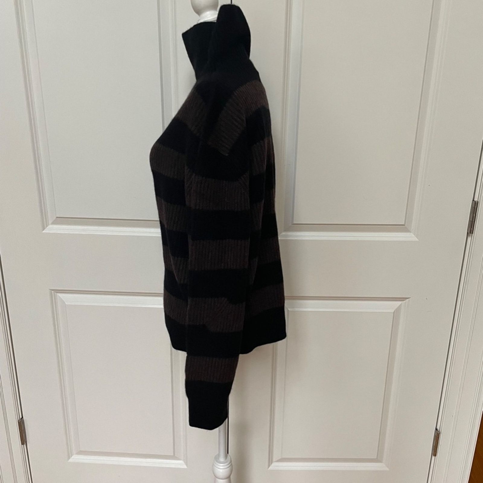 Rag & Bone Pierce Cashmere Wide Striped Turtleneck Sweater - Rag&Bone Size XL / US 12-14 / IT 48-50 - 8 Thumbnail