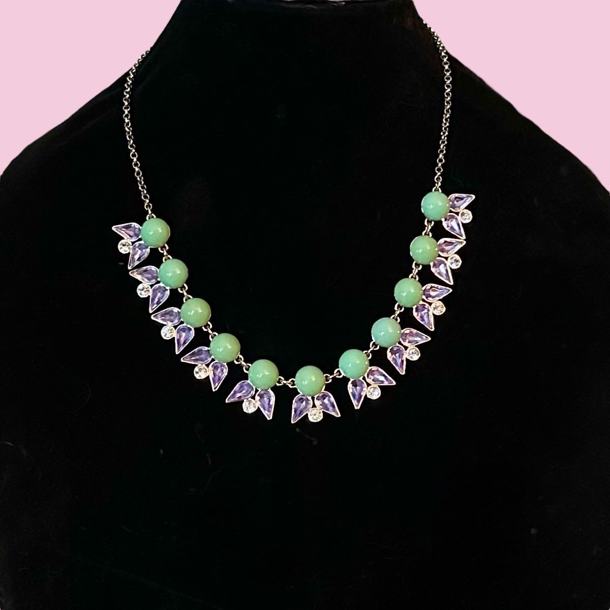 J.Crew J.Crew cabochon and rhinestone flower necklace Size ONE SIZE - 1 Thumbnail