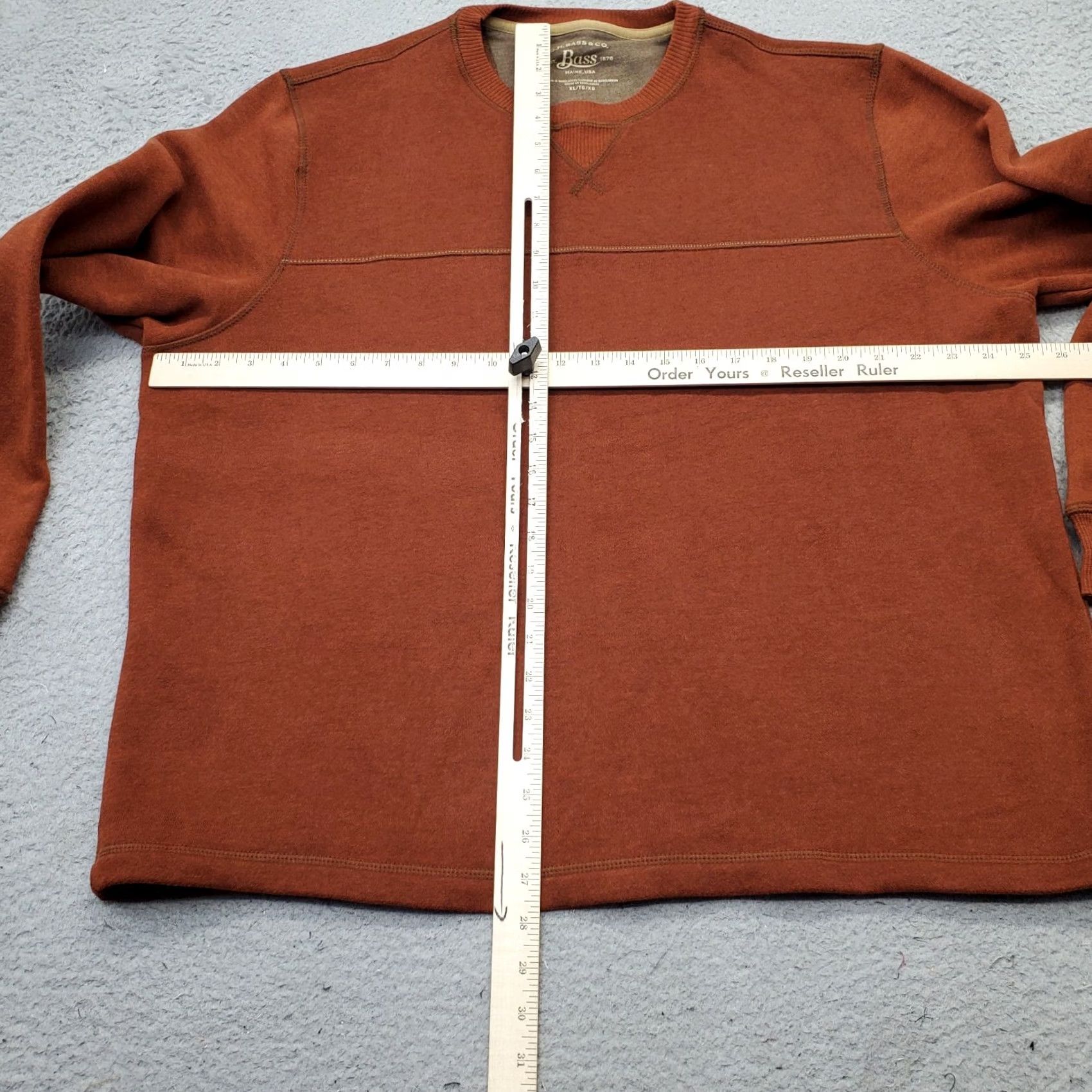 Vintage G.H. Bass & Co. Sweatshirt Mens XL Brown Fleece Lined Long Sleeve Crew Neck USA Sweatshirt Mens XL Brown Lined fleece Crew NeckPullover Vintage: No Size US XL / EU 56 / 4 - 5 Thumbnail
