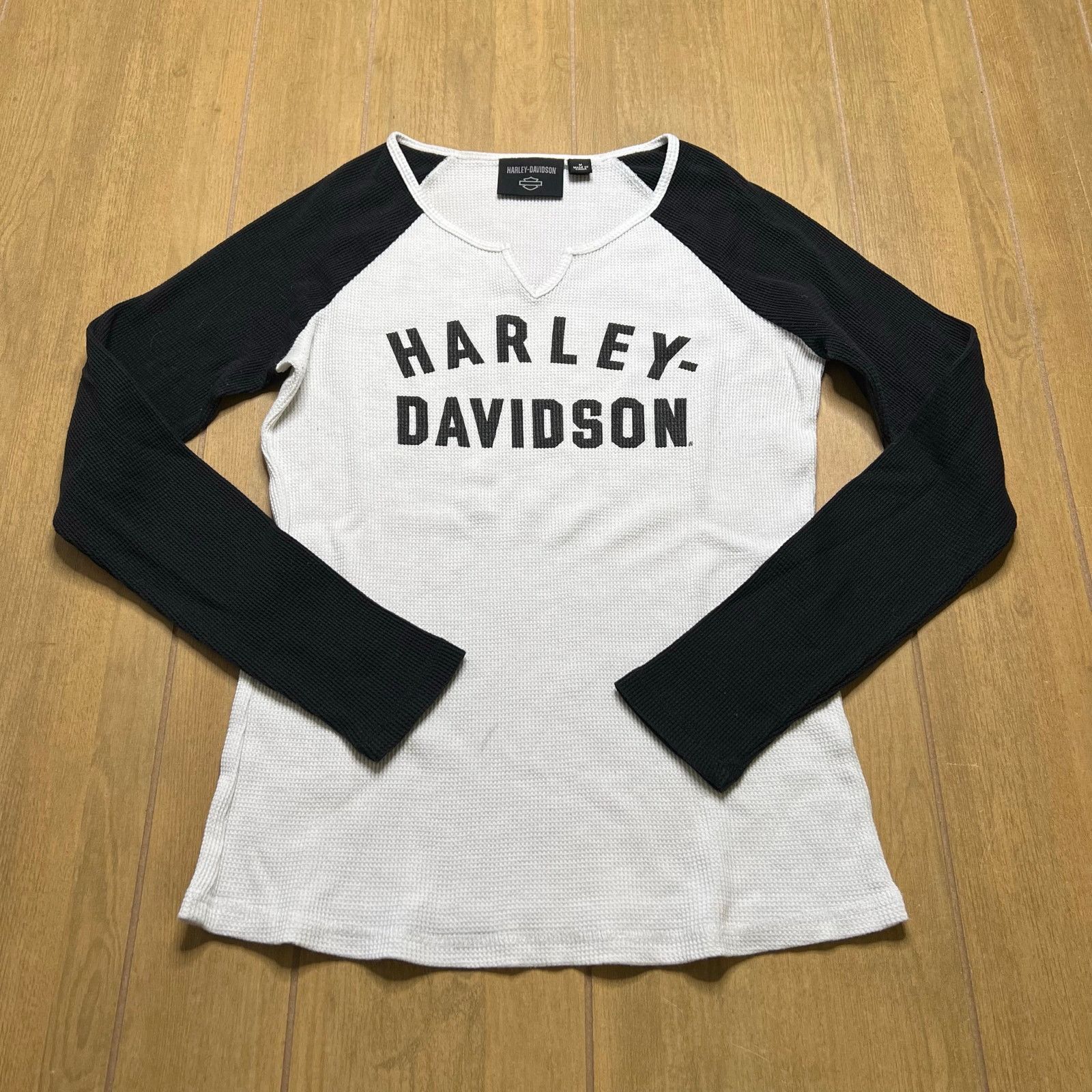 Harley Davidson Y2K Harley-Davidson Notch NeckThermal Shirt Medium biker Size M / US 6-8 / IT 42-44 - 1 Thumbnail