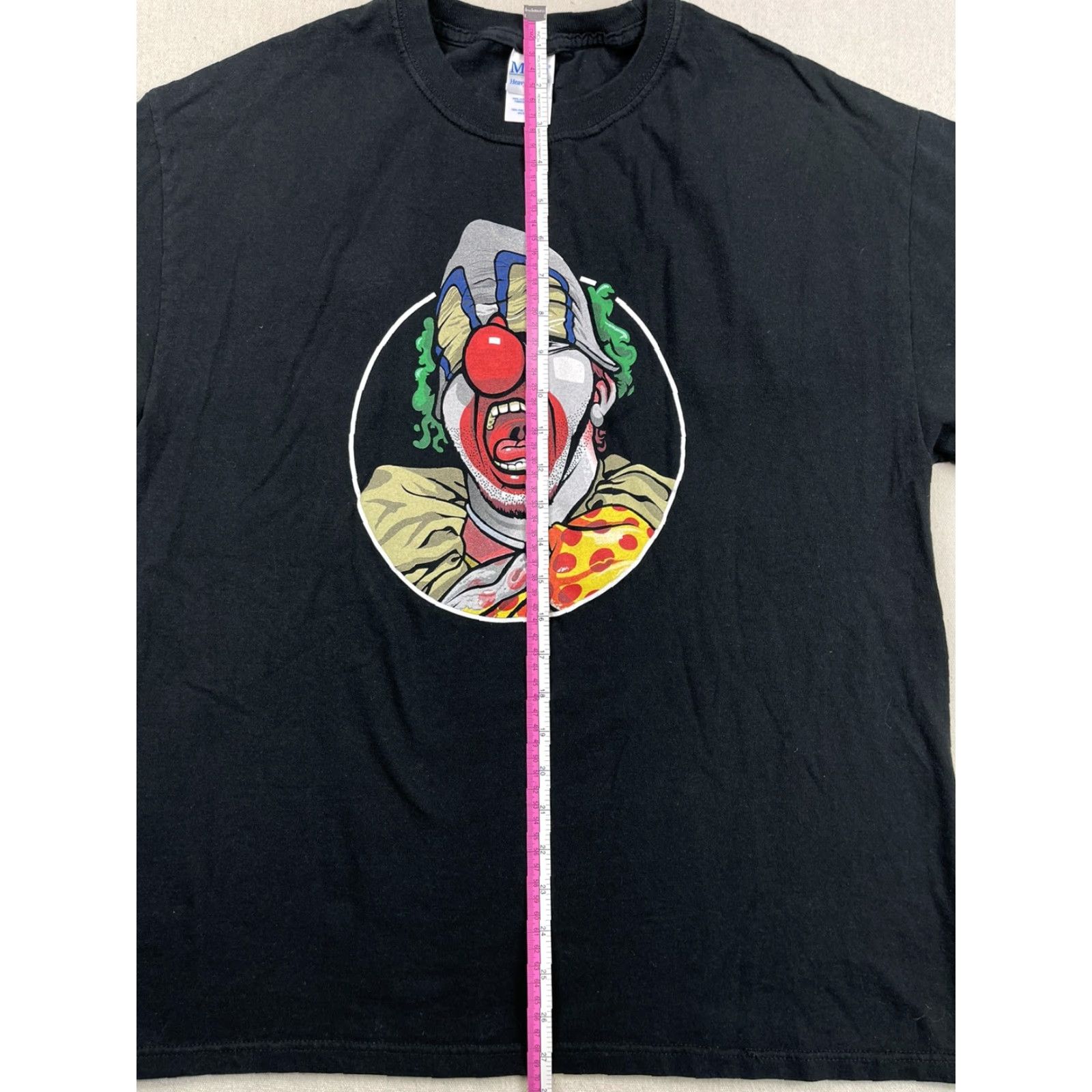 Vintage VINTAGE Yucko The Clown T Shirt – Shirt – Adult L – Black – Cotton – Logo Graphic – 2000s Y2K Prank Comic Howard Stern – Mens Size US L / EU 52-54 / 3 - 7 Thumbnail