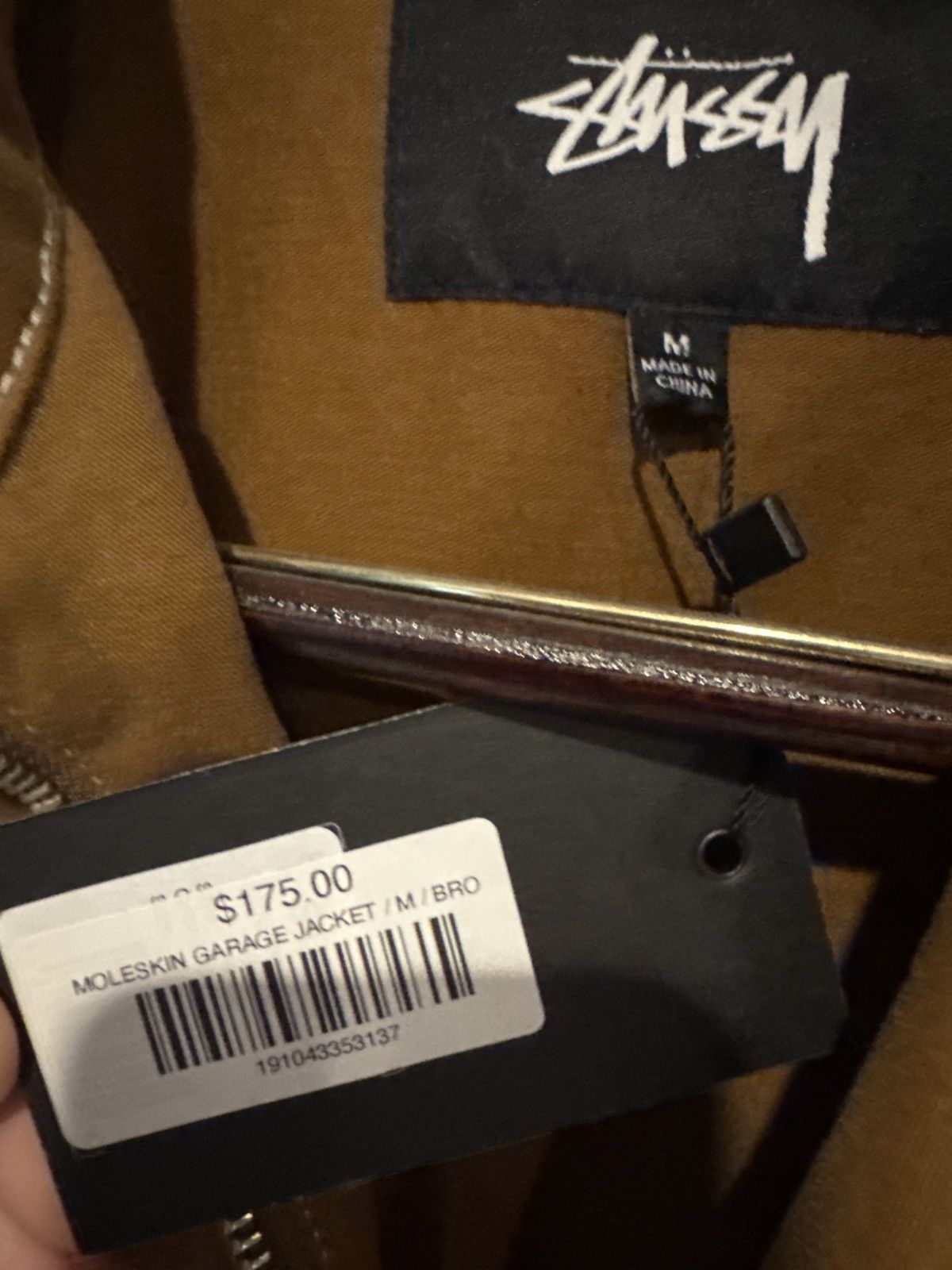 Stussy Stussy Moleskin Garage Jacket M Brown Size US M / EU 48-50 / 2 - 4 Thumbnail