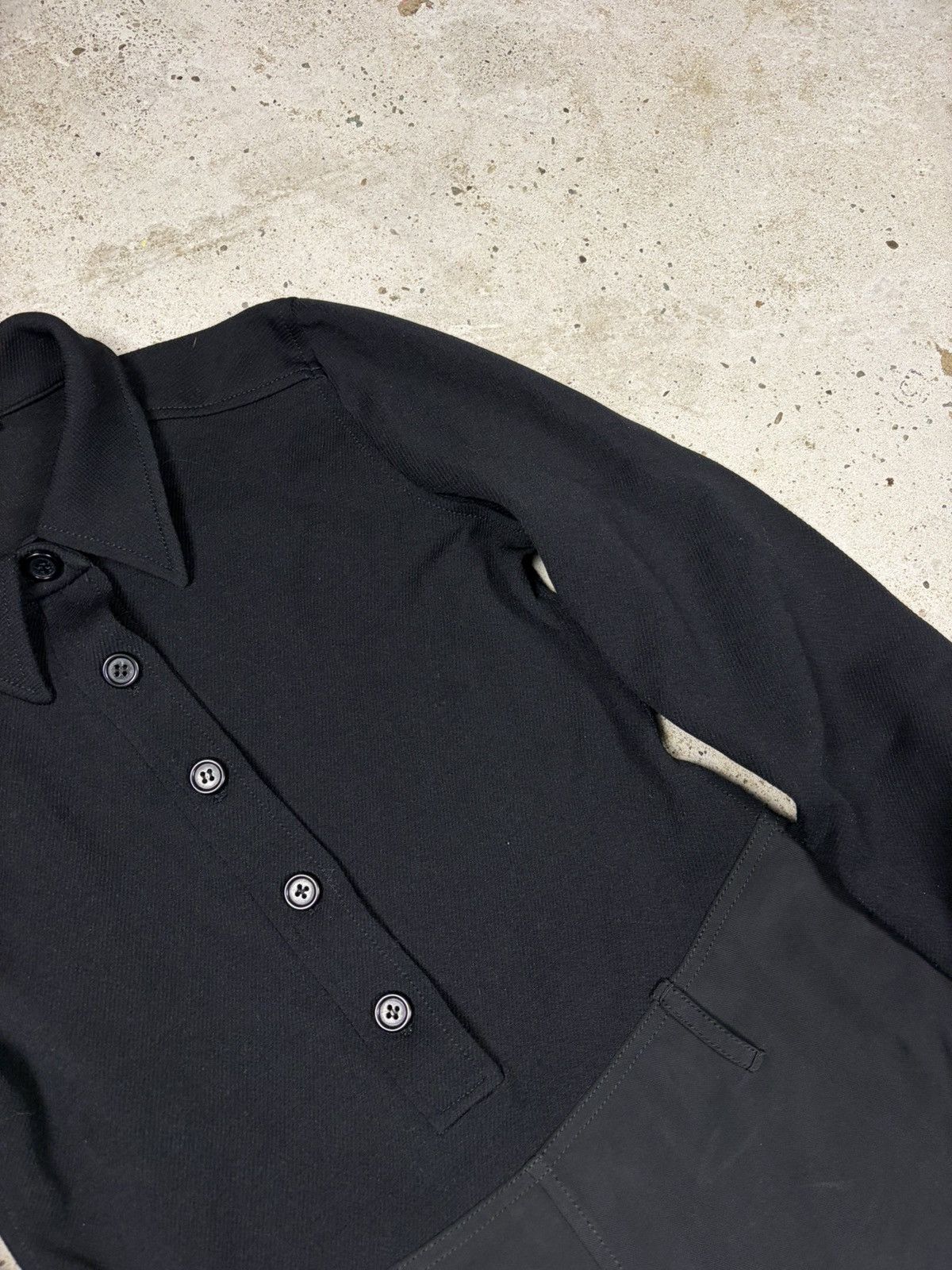 Prada Vintage Prada Nylon Black & Grey Jumpsuit Baggy Pants Size 32" / US 10 / IT 46 - 8 Thumbnail