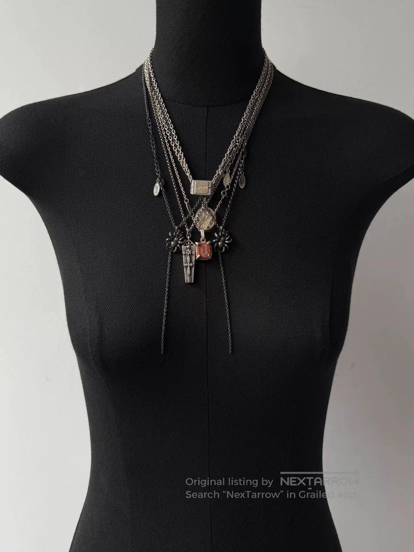 Jean Paul Gaultier Jean Paul Gaultier Silver Pendant Necklace. Size ONE SIZE - 3 Thumbnail