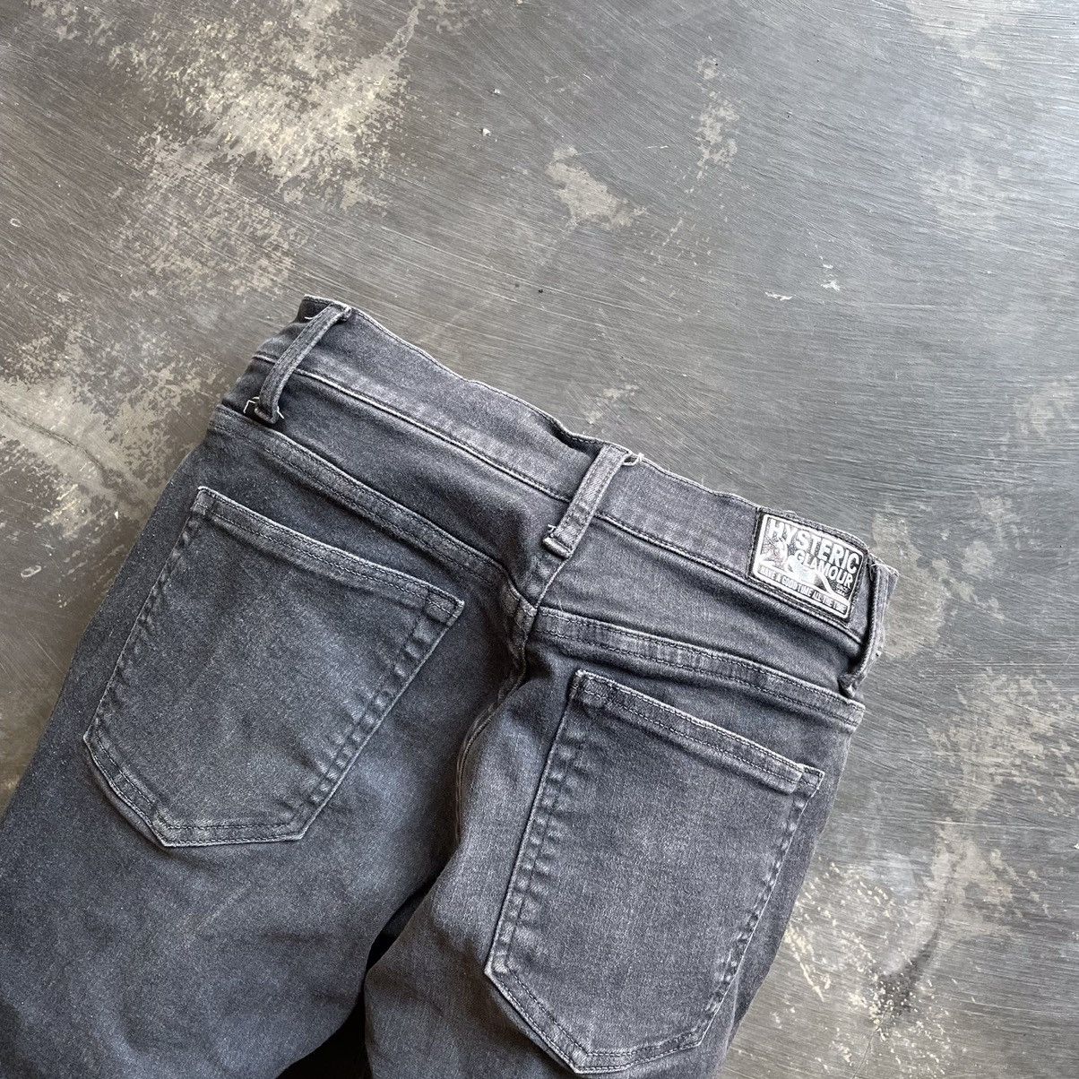 Hysteric Glamour × Japanese Brand Hysteric glamour charcoal grey denim long pants Size 28" / US 6 / IT 42 - 7 Thumbnail