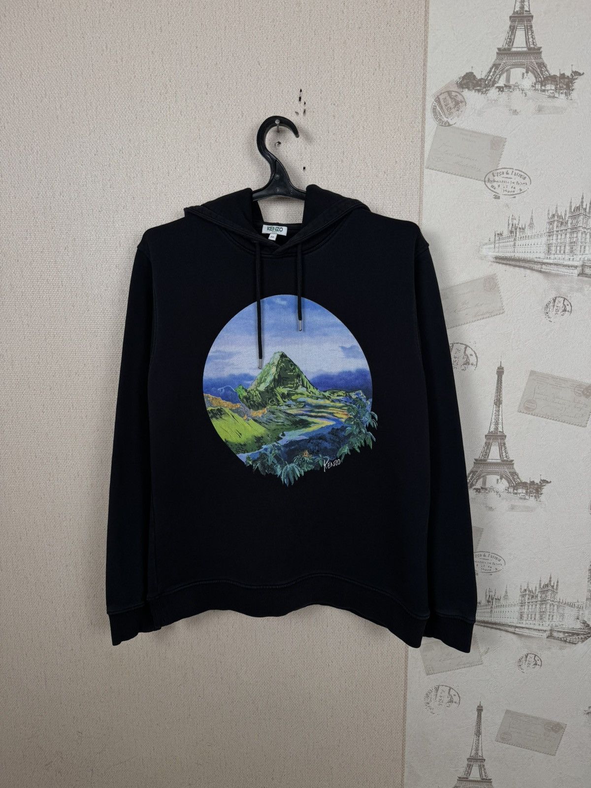 Kenzo Kenzo Hoodie Mountain Gems Black Sz M Luxury Paris Designer Size US M / EU 48-50 / 2 - 3 Thumbnail