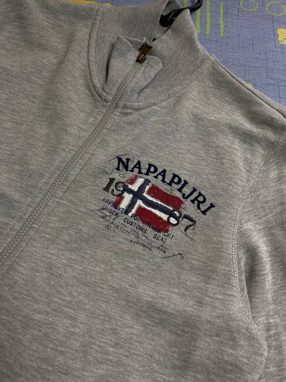 Napapijri Napapijiri vintage wool zip hoodie Size US L / EU 52-54 / 3 - 5 Thumbnail