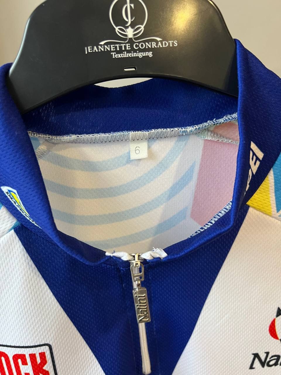 Vintage 1990 RARE NALINI MAPEI DBR CYCLING BIKE JERSEY SHIRT SIZE 6 Size US XL / EU 56 / 4 - 5 Thumbnail